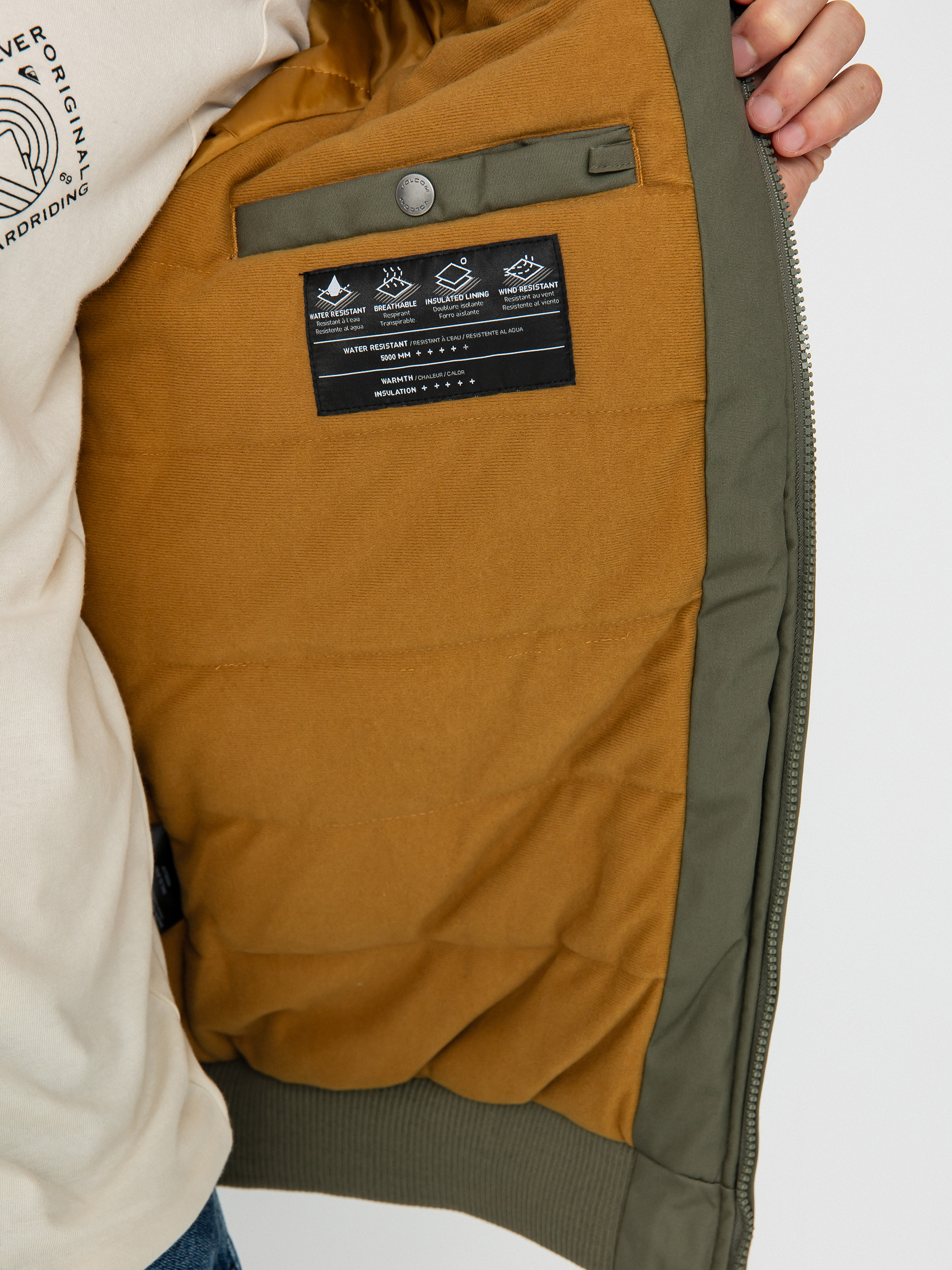 Volcom Hernan 5K Dzseki (wintermoss)