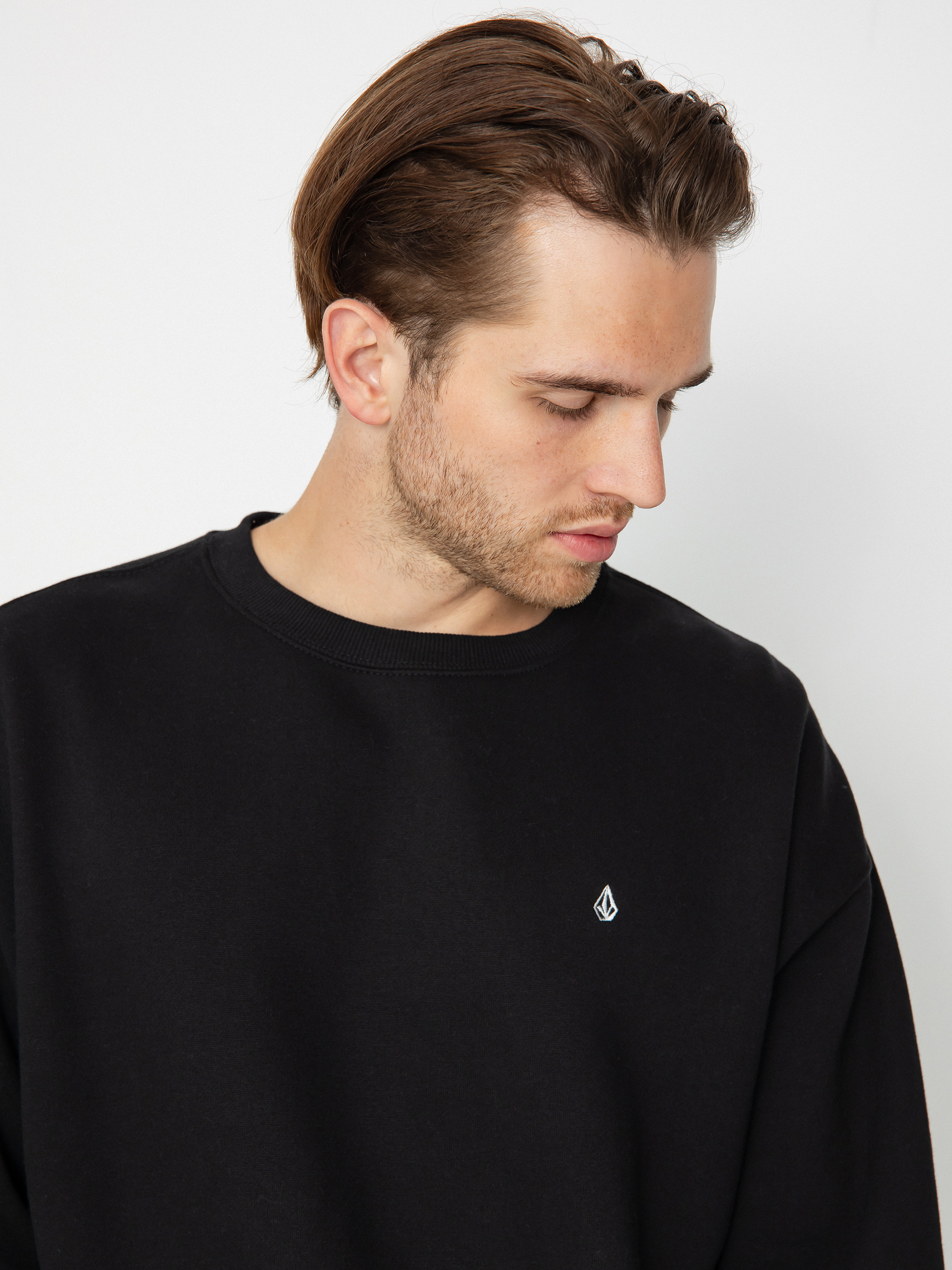 Volcom Single Stone Crew Pulóver (black)