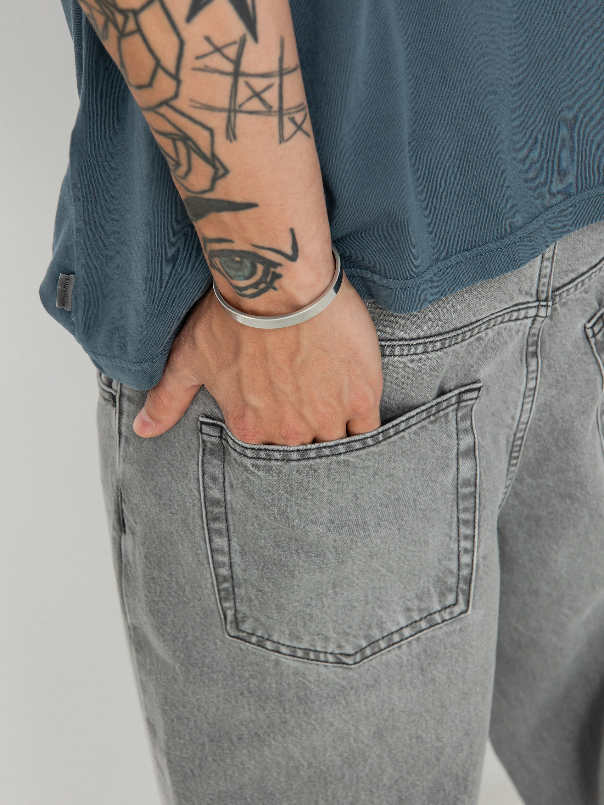 DC Worker Baggy Kisnadrág (grey wash)