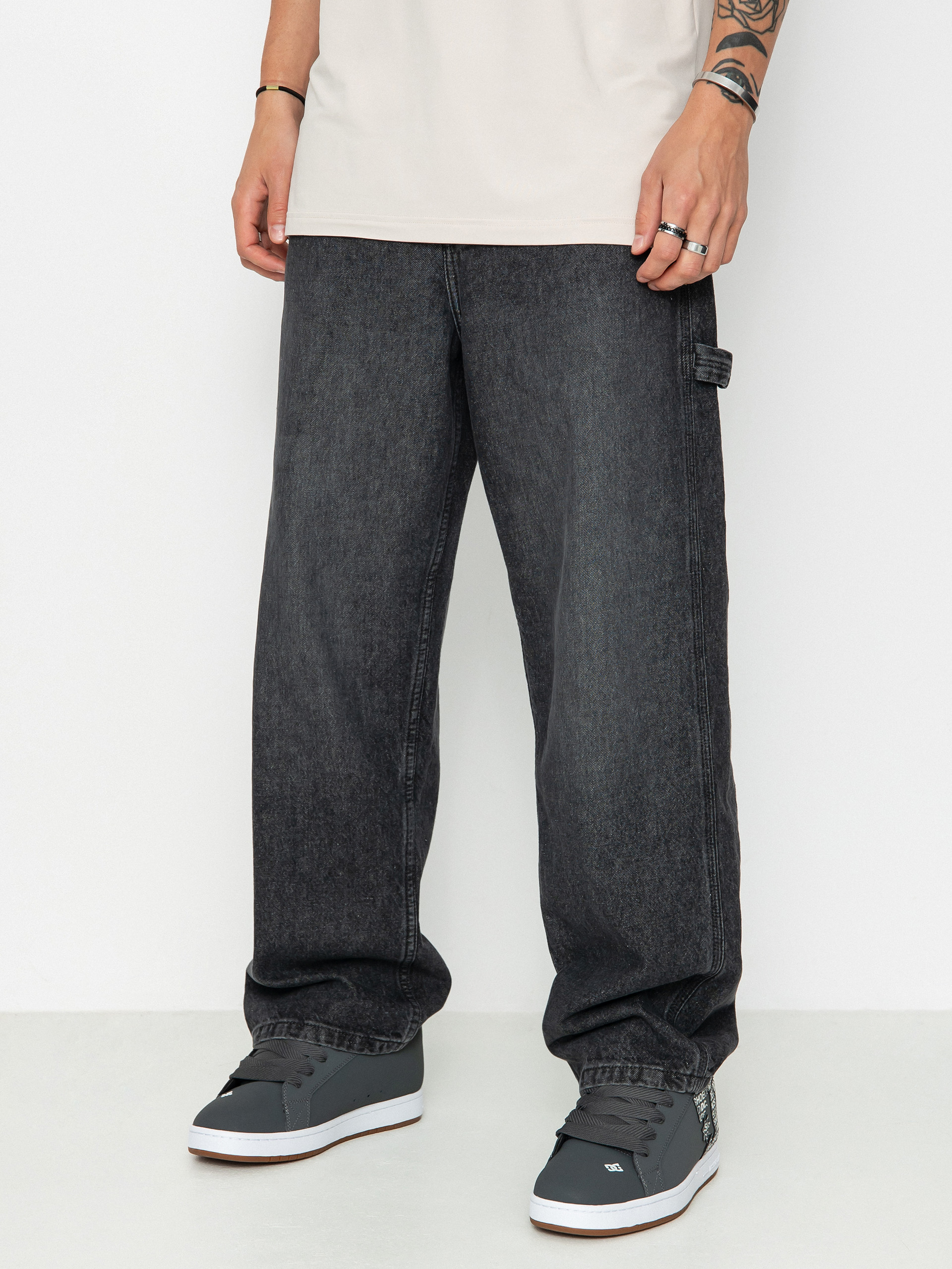 DC Worker Baggy Kisnadrág (black denim)