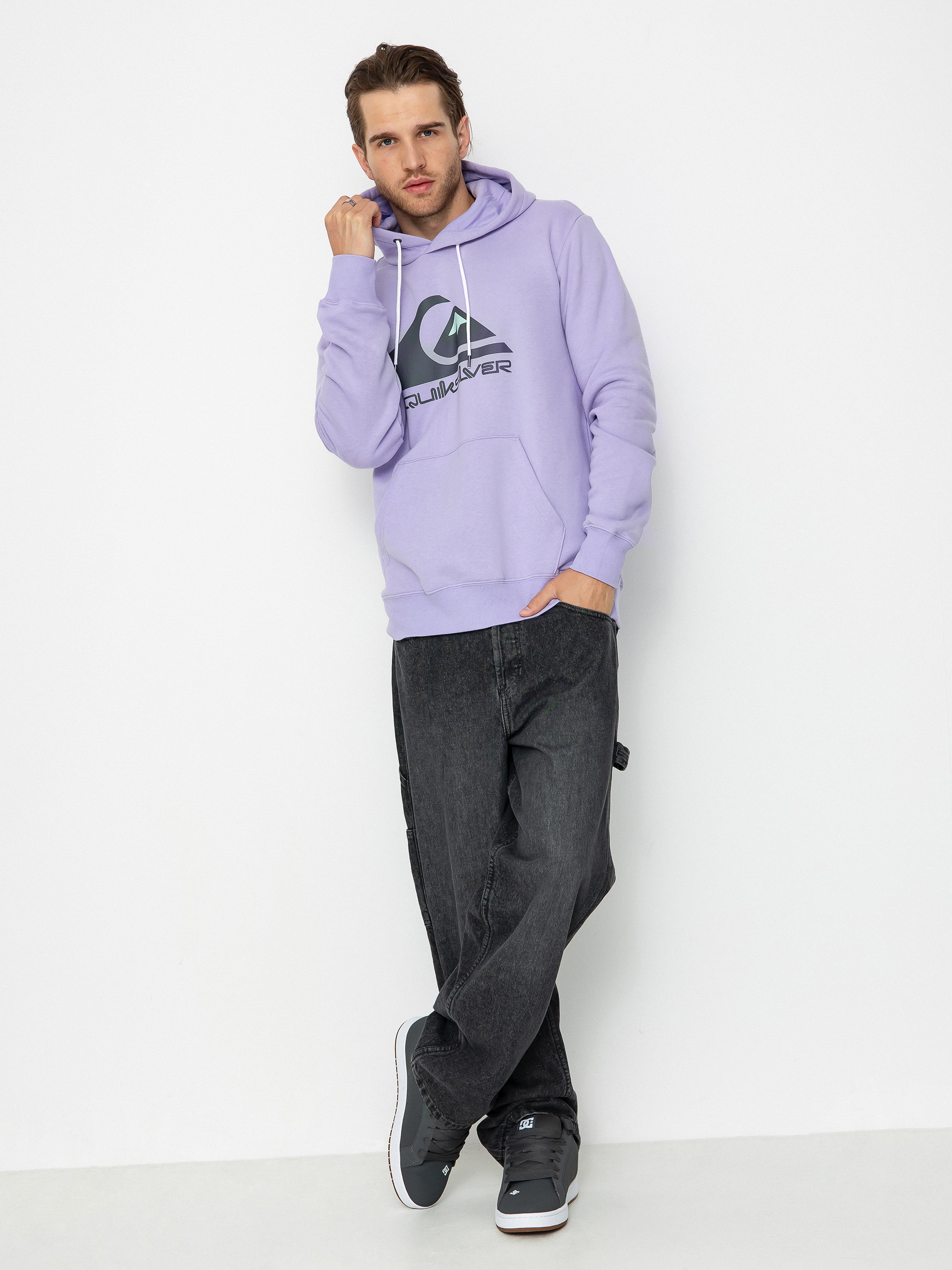 Quiksilver Big Logo HD Kapucnis pulóver (purple rose)