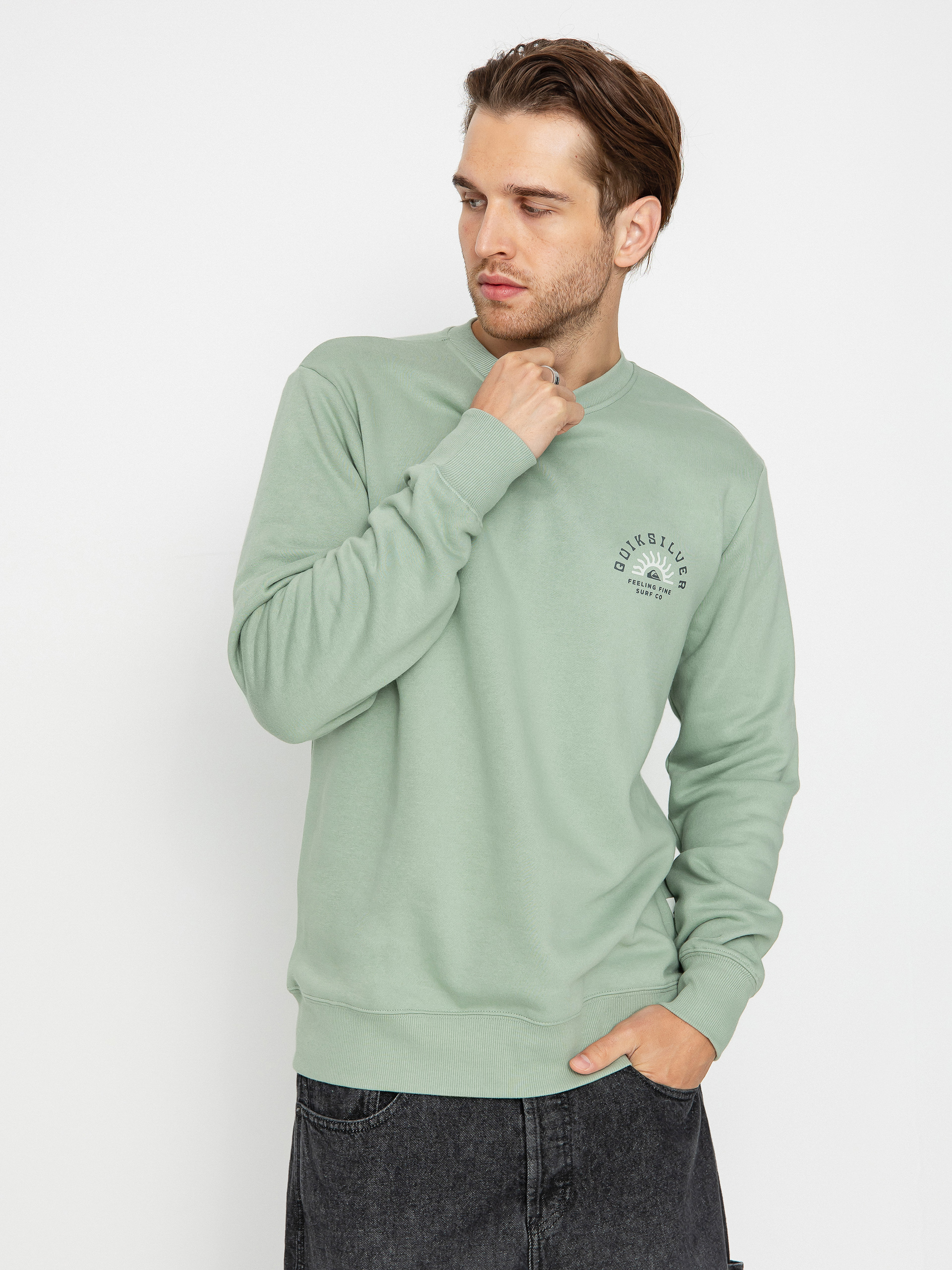 Quiksilver Surf Earth Pulóver (iceberg green)