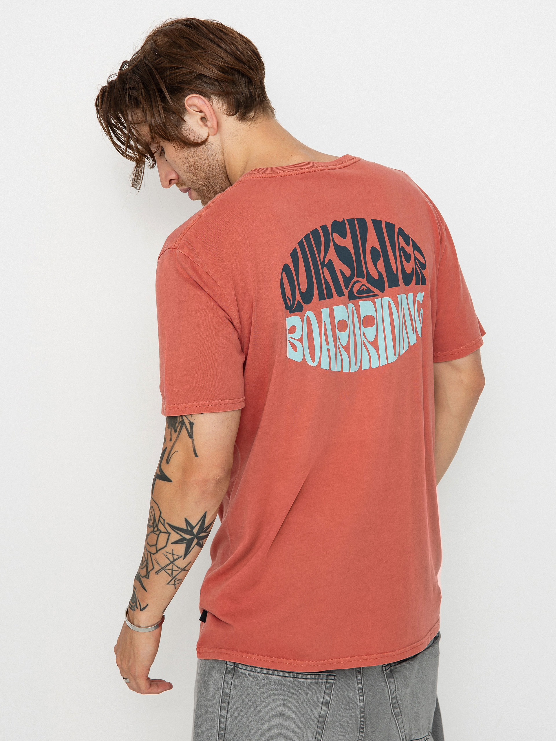 Quiksilver Bold Move póló (mineral red)