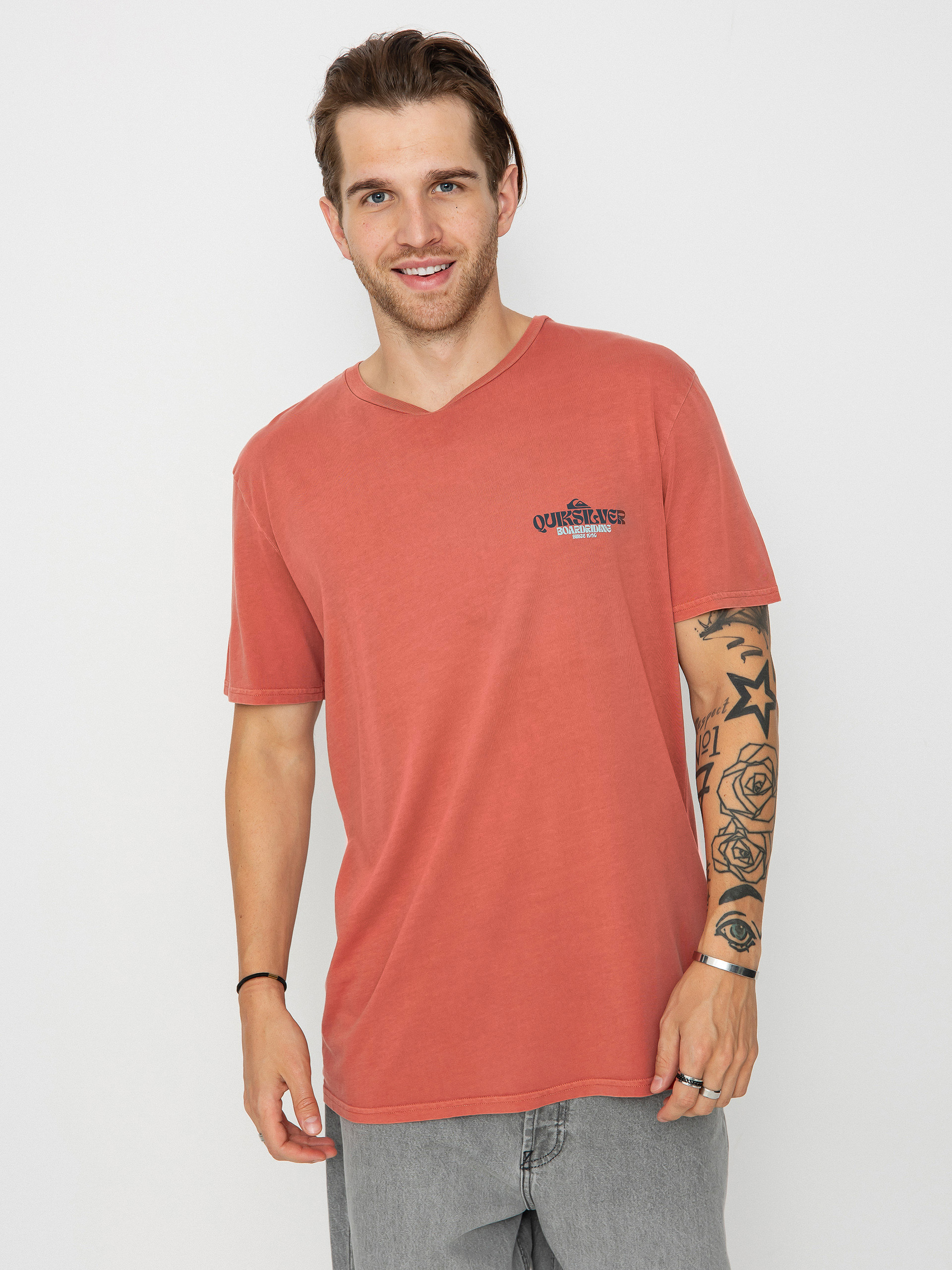 Quiksilver Bold Move póló (mineral red)