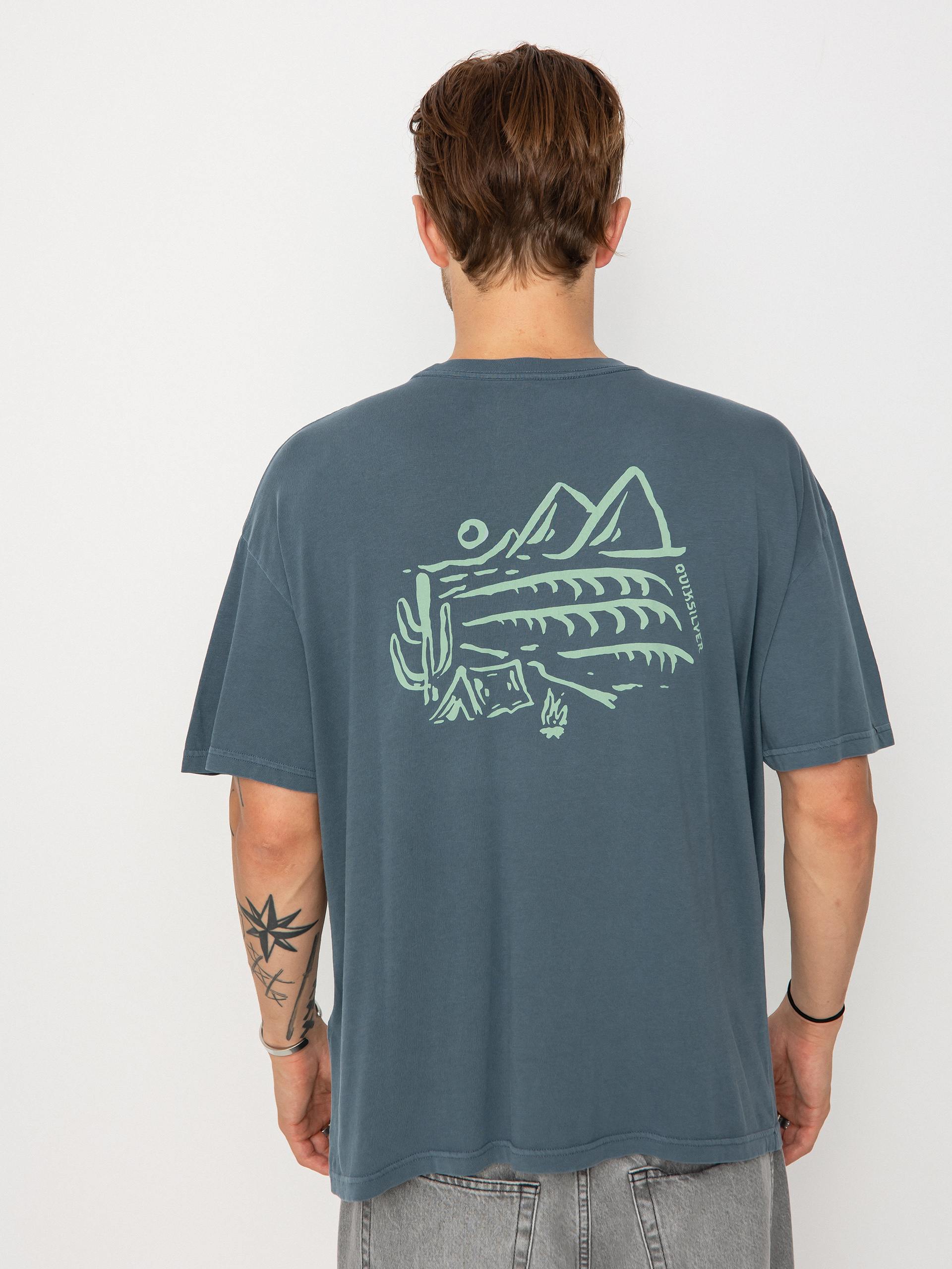 Quiksilver Silver Lining póló (dark slate)