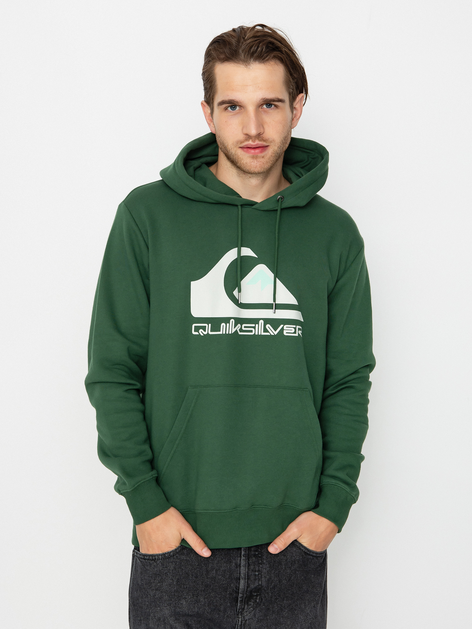 Quiksilver Big Logo HD Kapucnis pulóver (greener pastures)