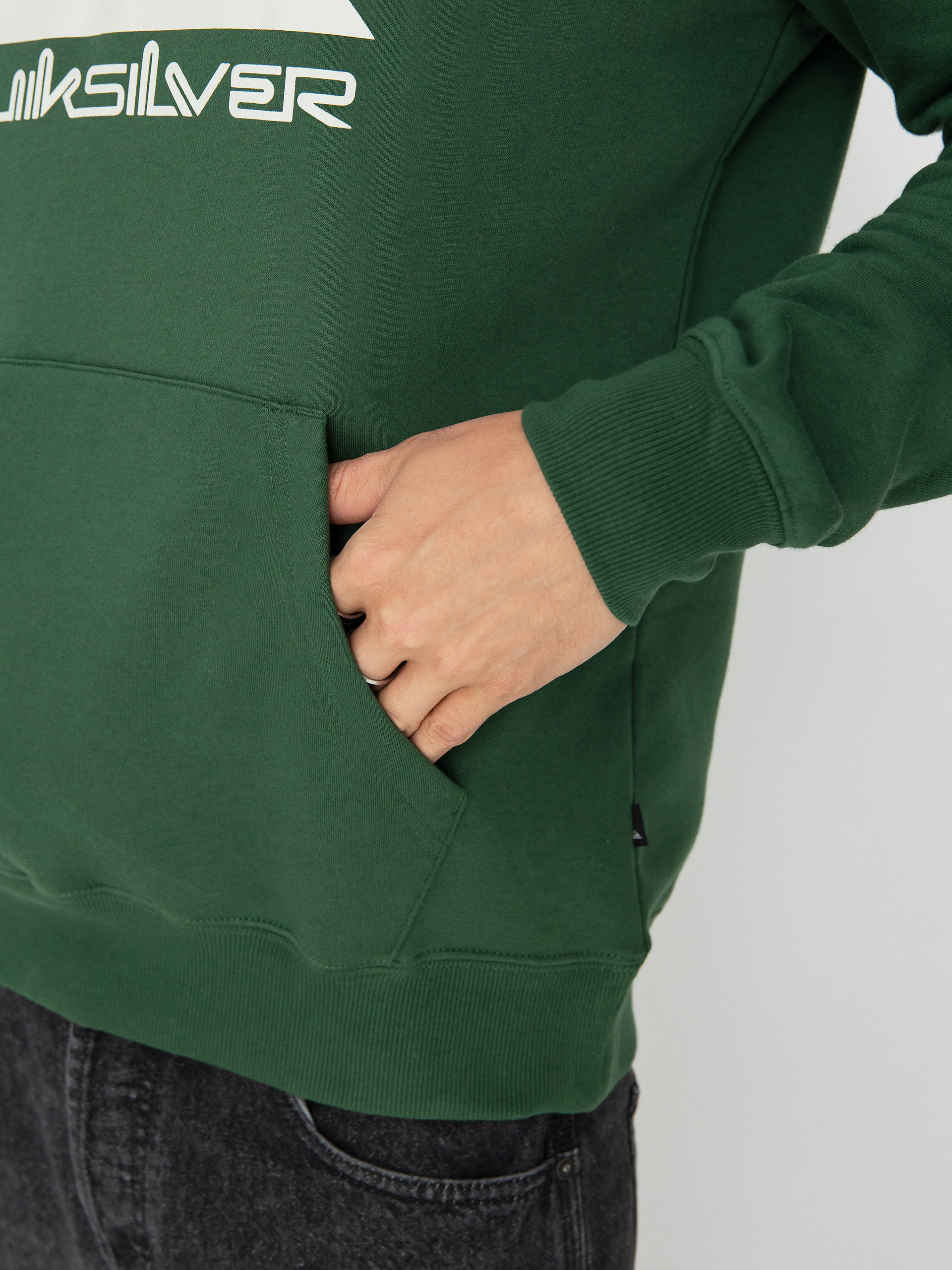 Quiksilver Big Logo HD Kapucnis pulóver (greener pastures)