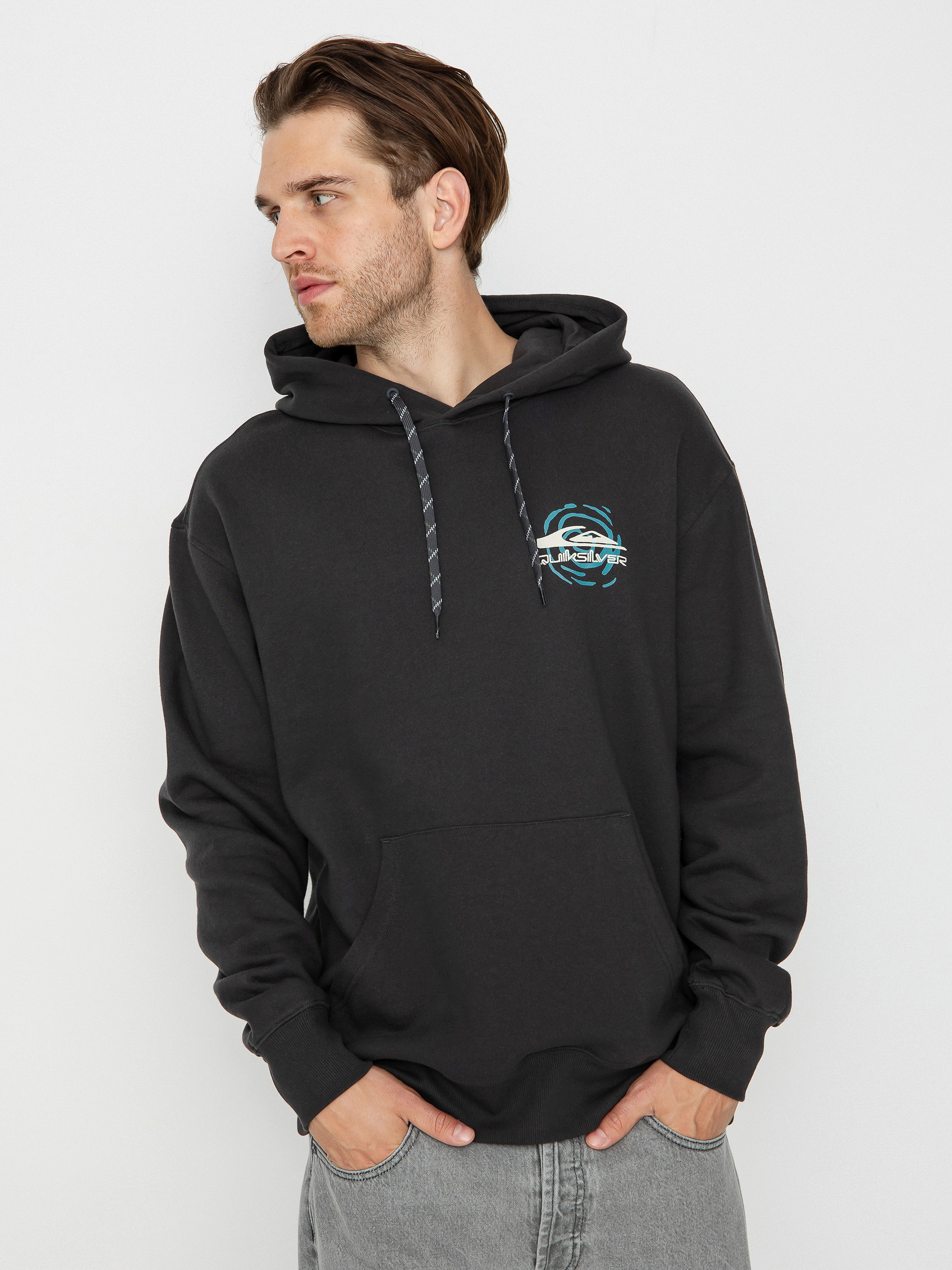 Quiksilver Moonlit Mountai HD Kapucnis pulóver (phantom)