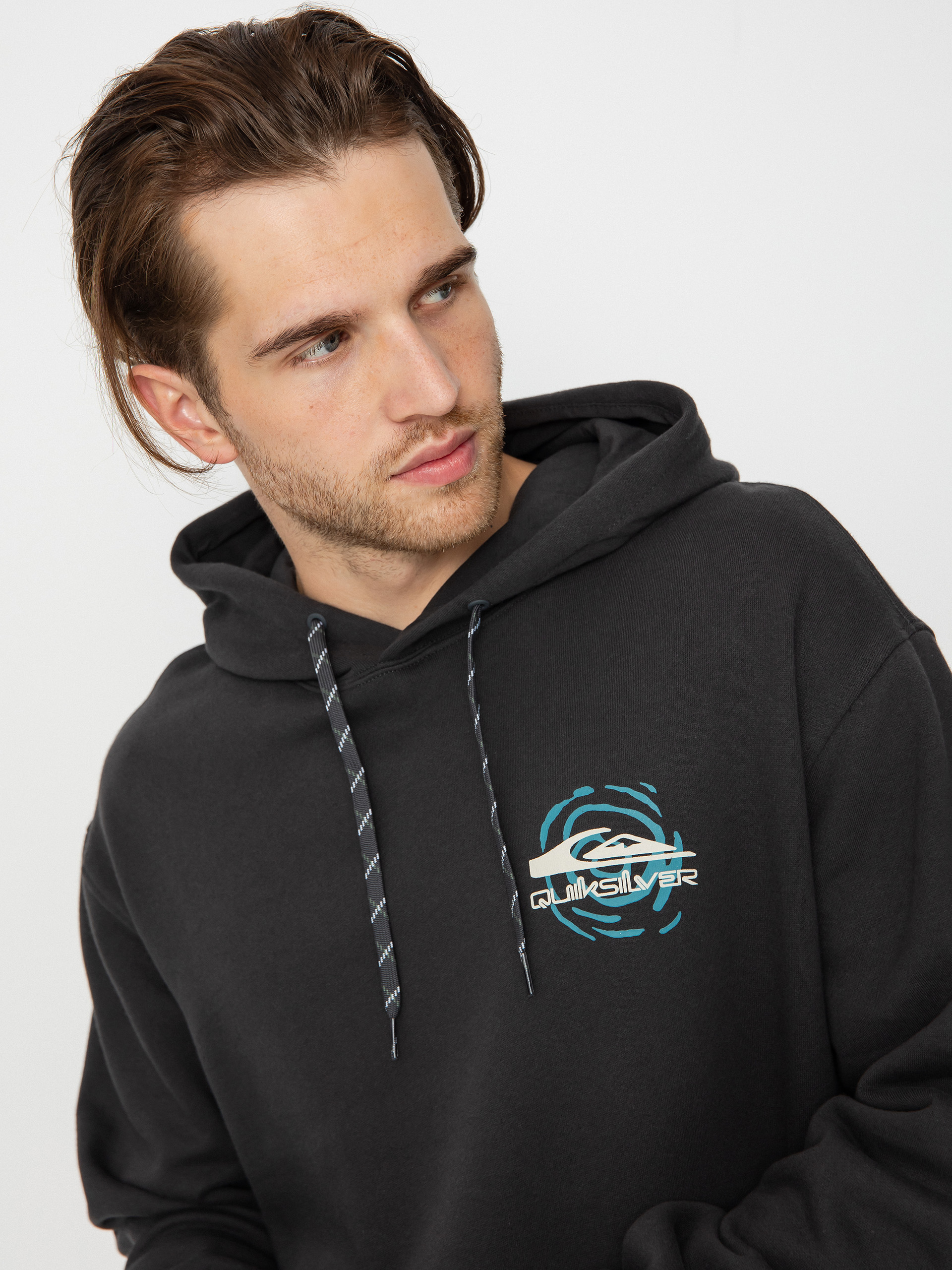 Quiksilver Moonlit Mountai HD Kapucnis pulóver (phantom)