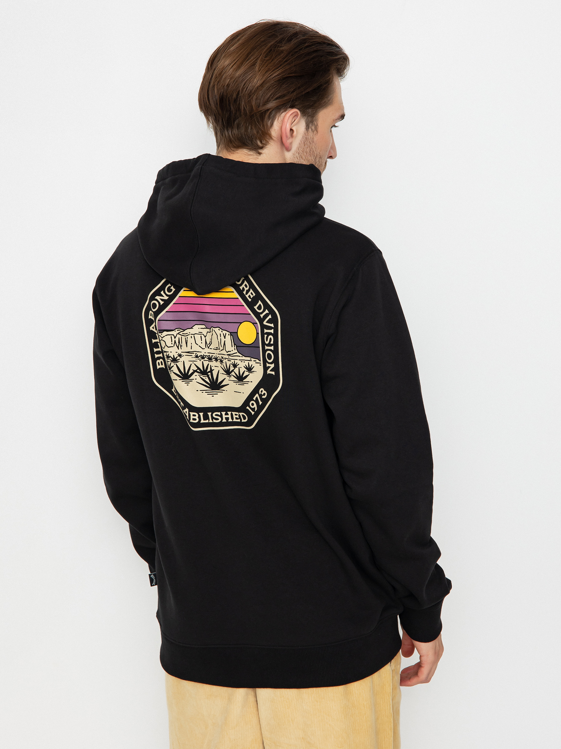 Billabong Rockies HD Kapucnis pulóver (black)