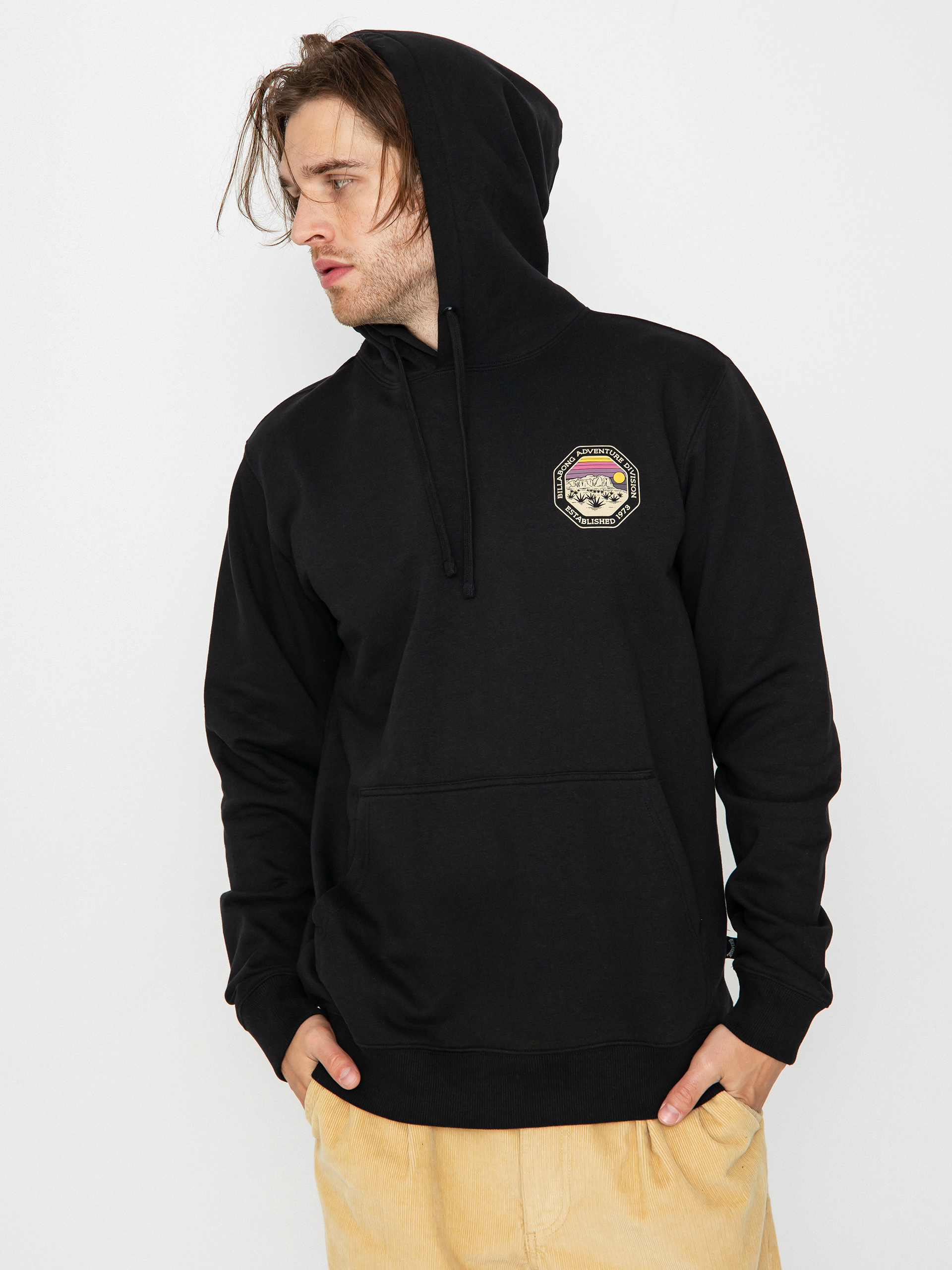 Billabong Rockies HD Kapucnis pulóver (black)