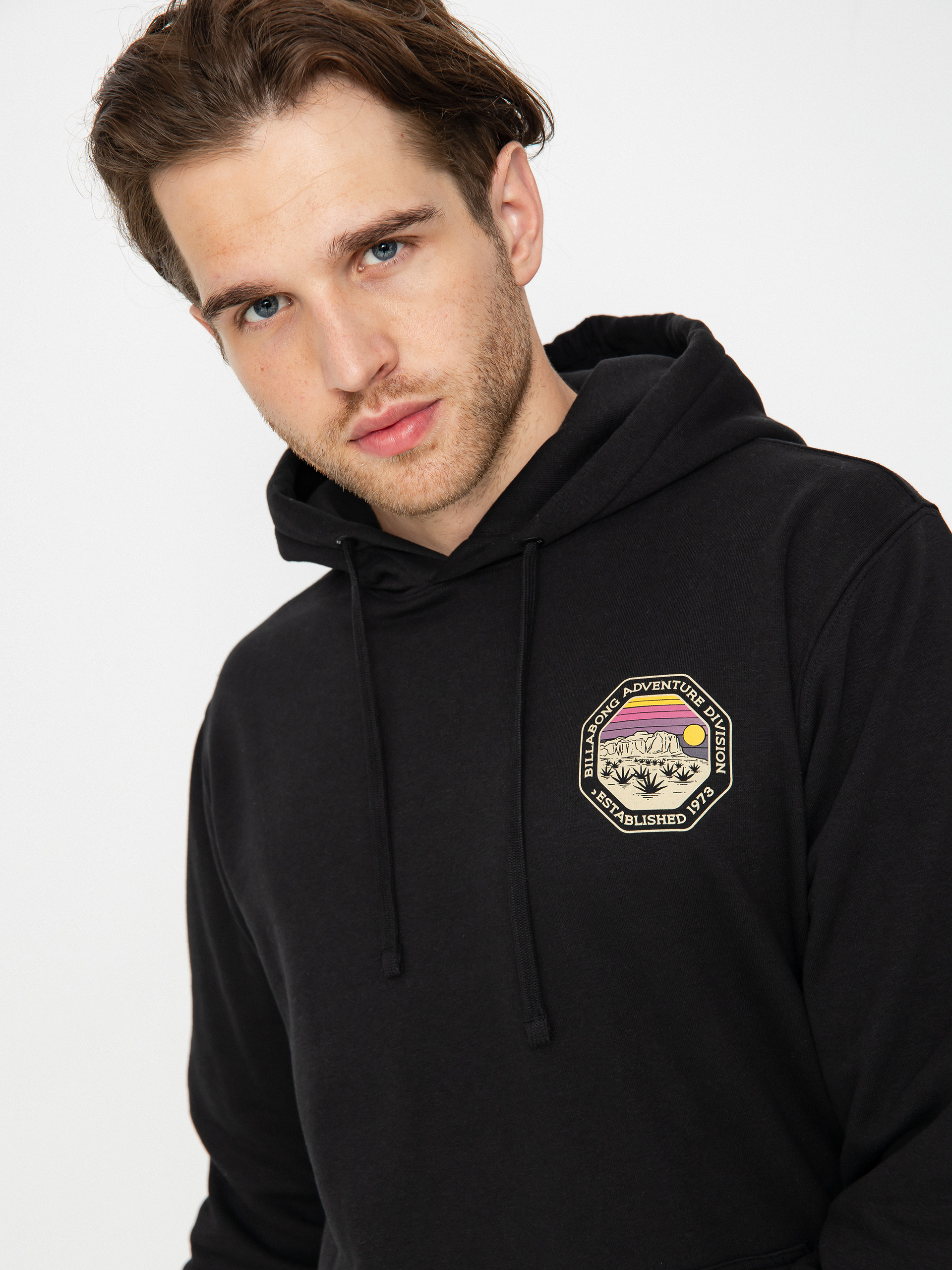 Billabong Rockies HD Kapucnis pulóver (black)