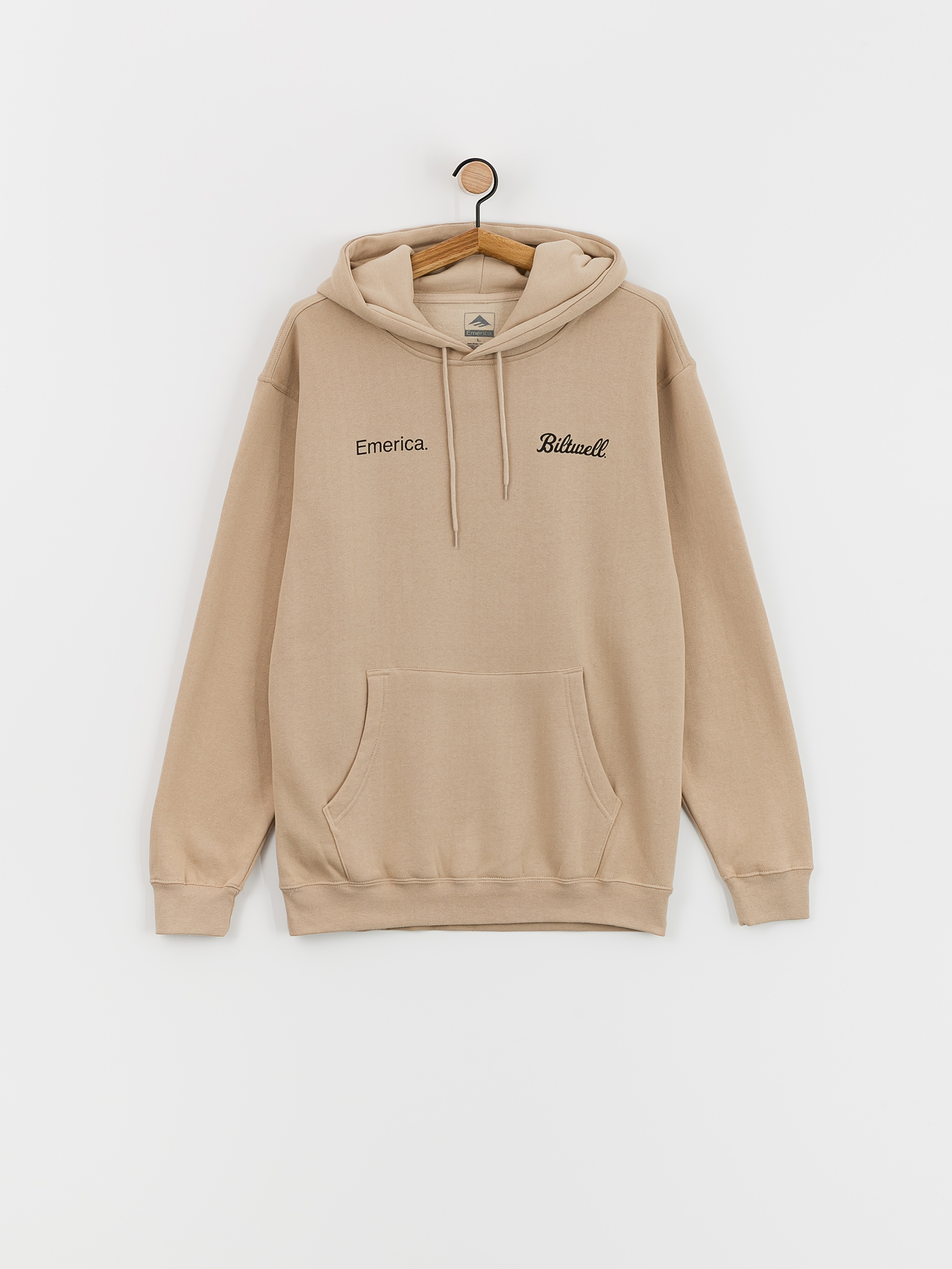 Emerica Biltwell HD Kapucnis pulóver (sand)