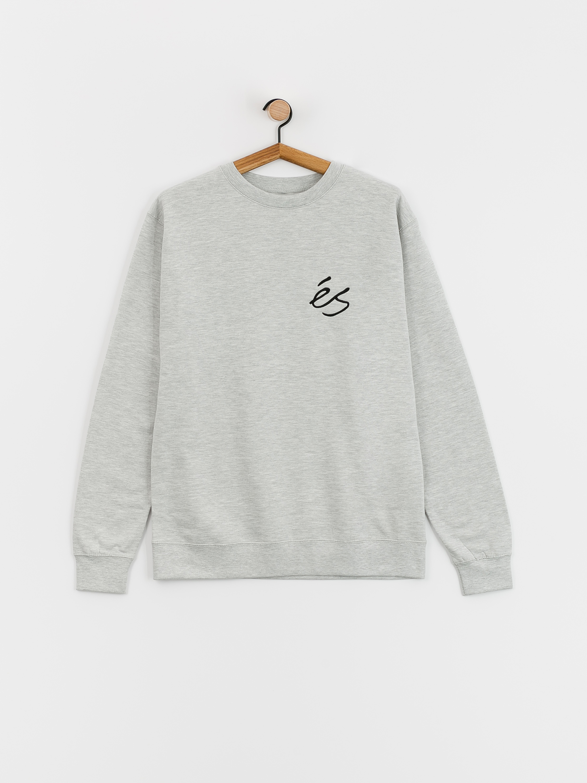 eS Mini Script Crewneck Pulóver (grey/heather)