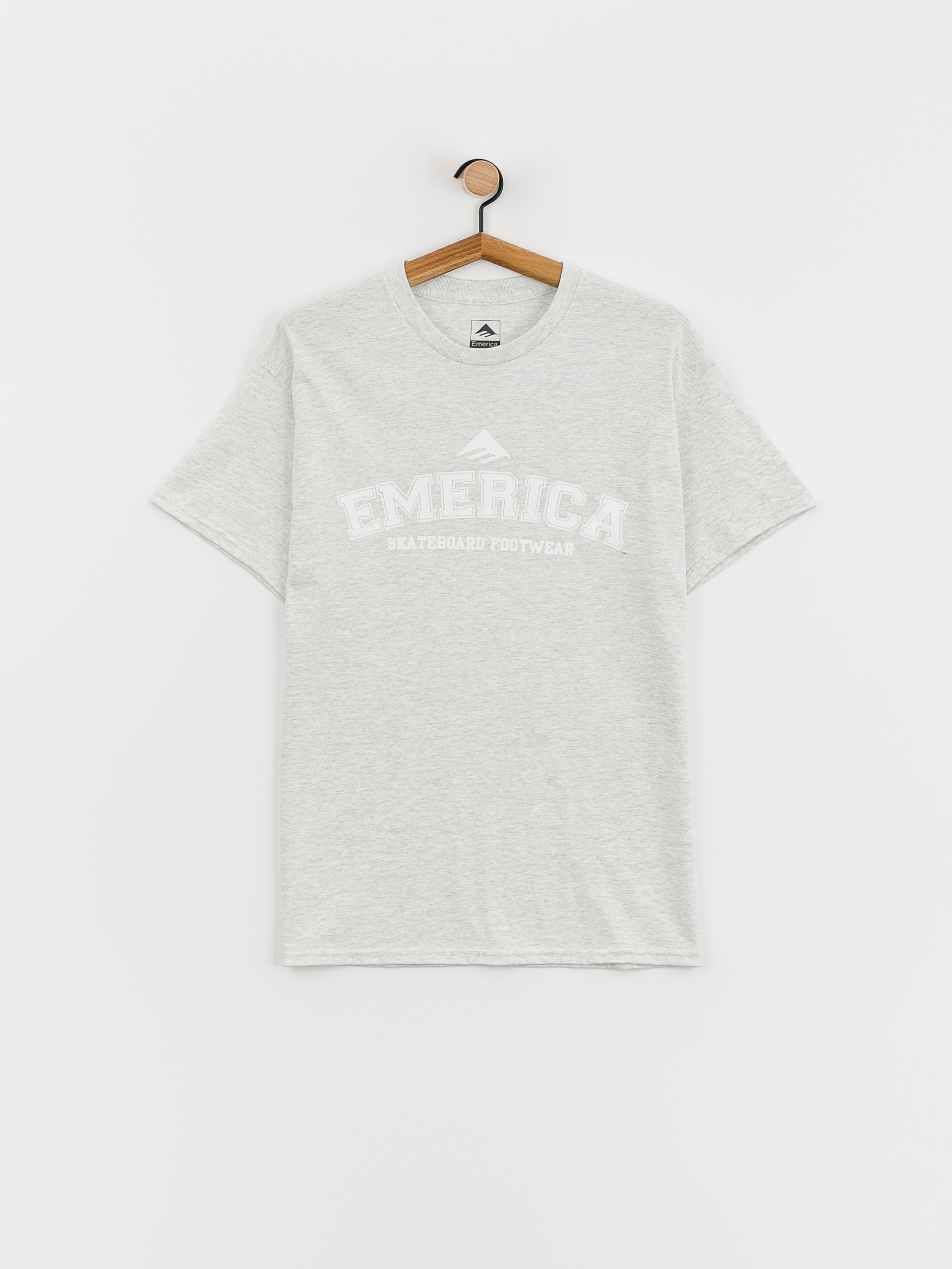 Emerica Collegiate póló (grey/heather)