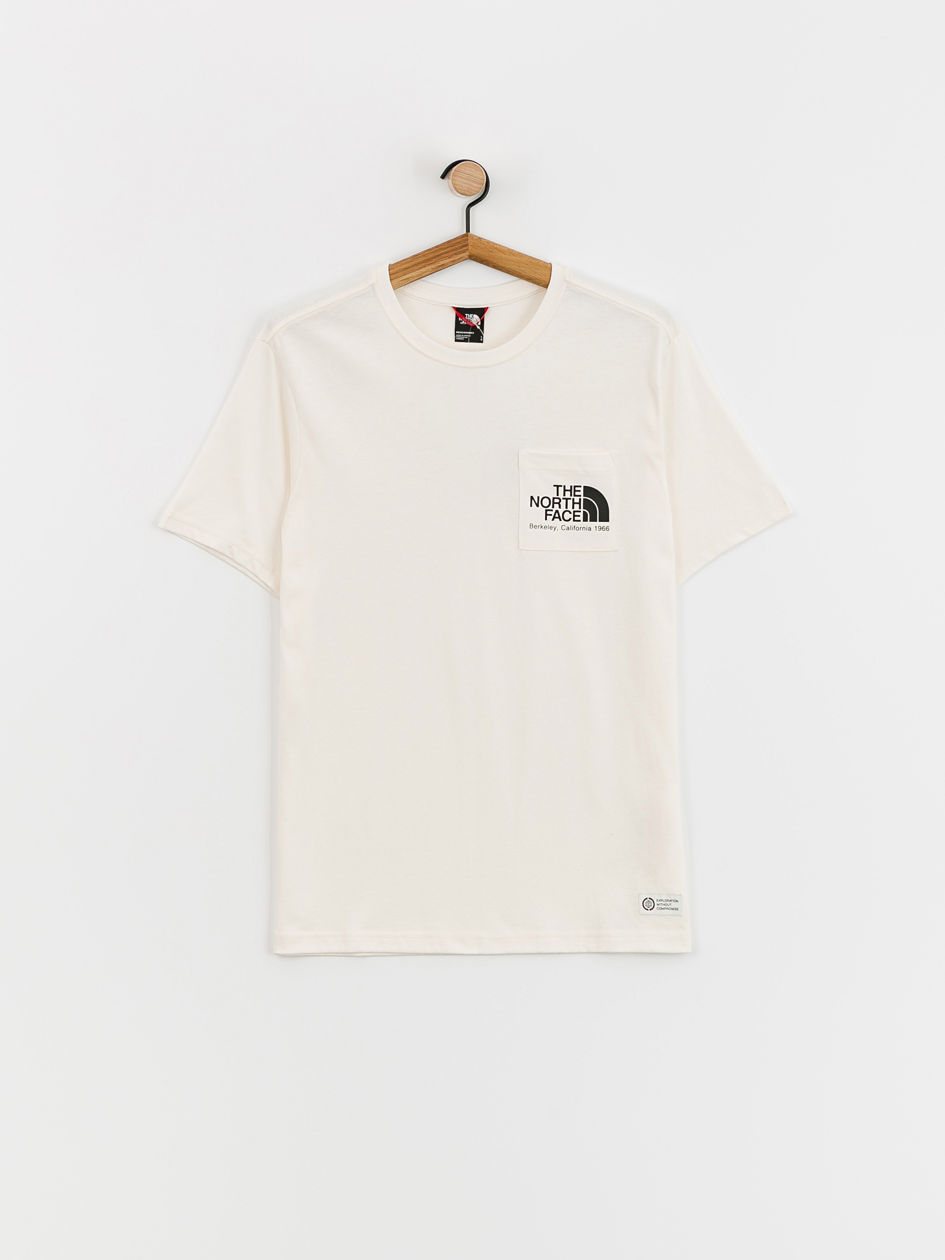 The North Face Berkeley California Pocket póló (gardenia white/tnf black)