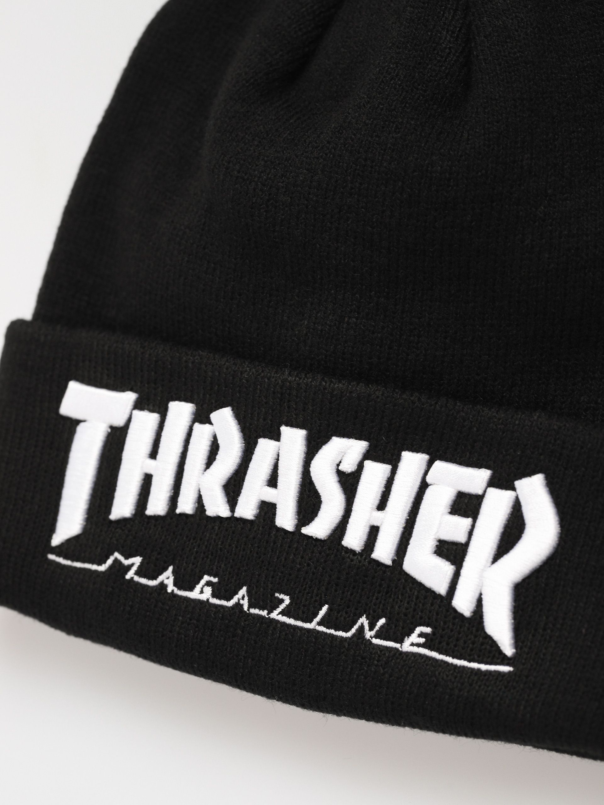 Thrasher Embroidered Logo Sapka (black/white)