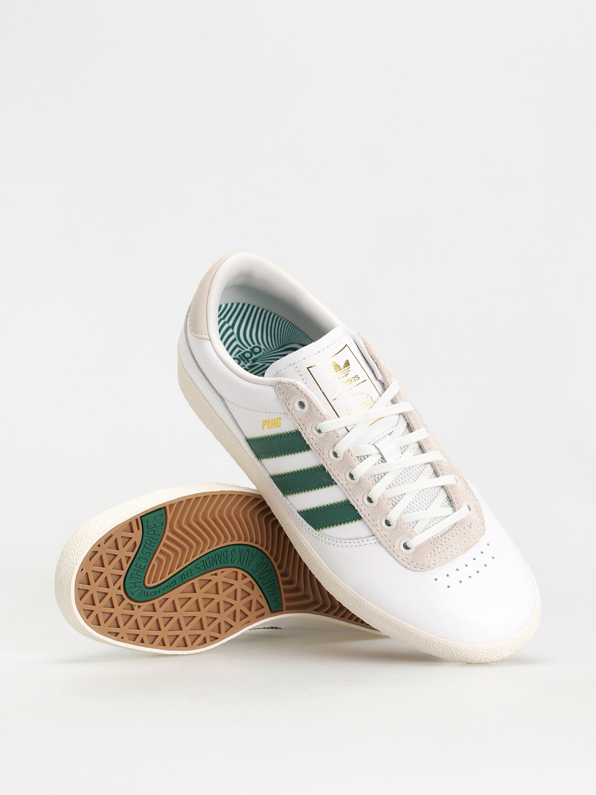 adidas Puig Indoor Cipők (ftwwht/drkgrn/cwhite)