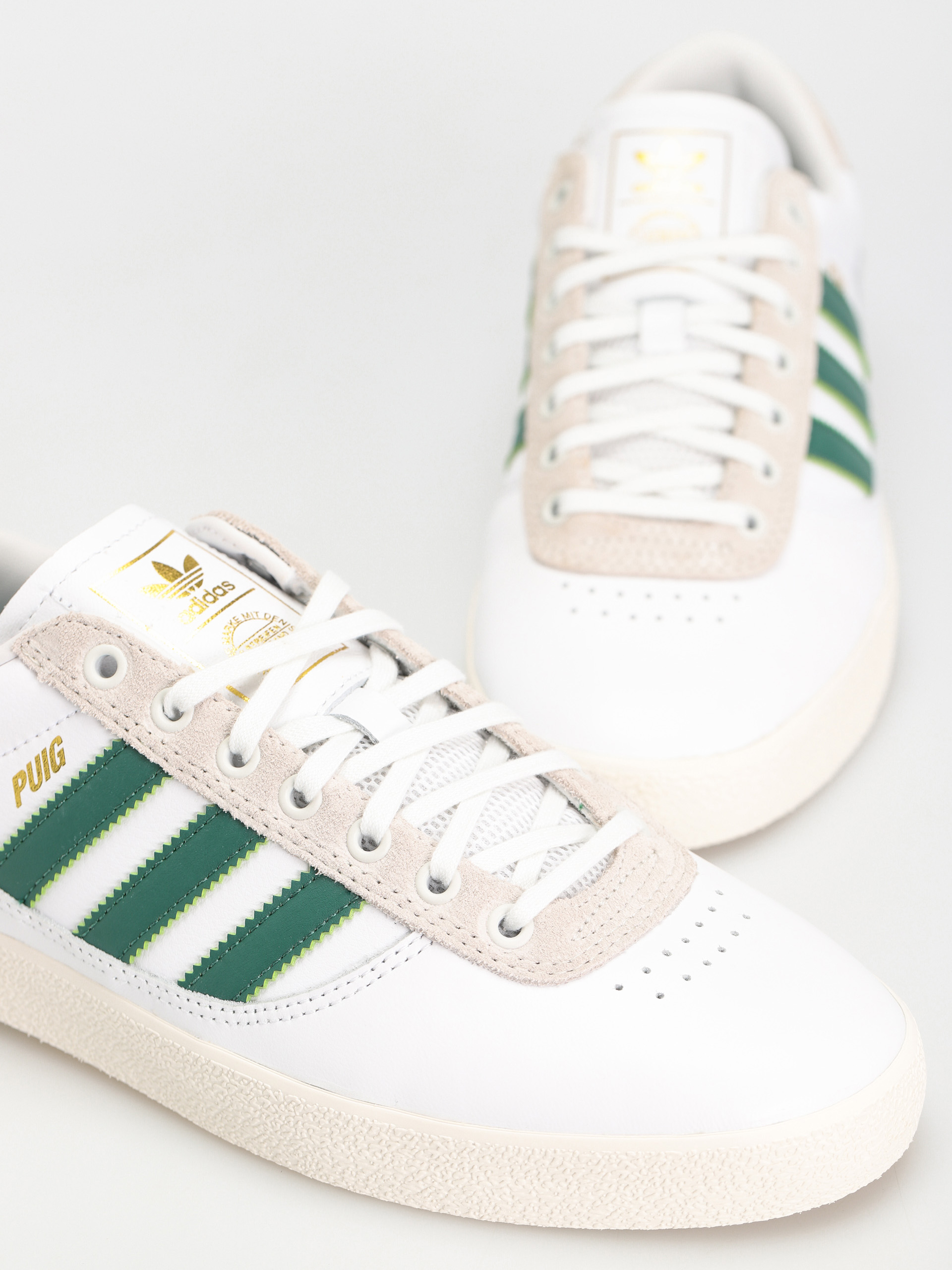 adidas Puig Indoor Cipők (ftwwht/drkgrn/cwhite)