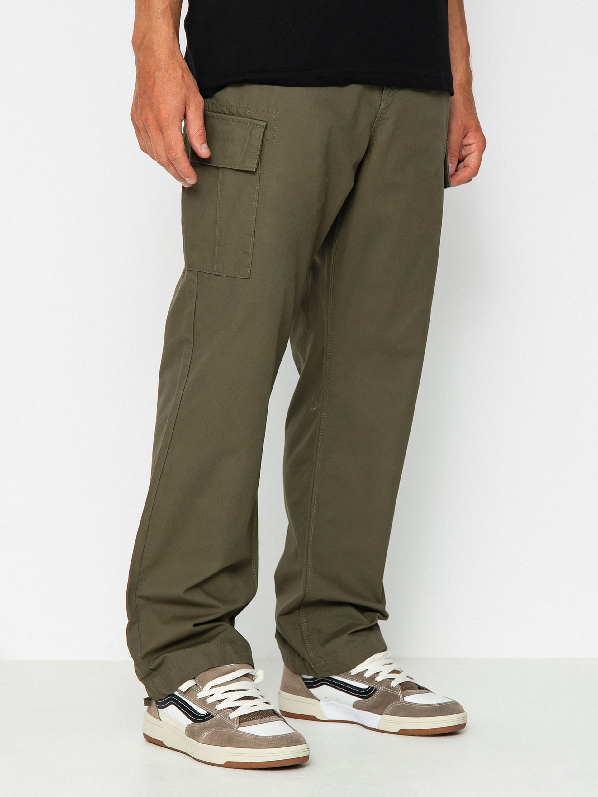 Volcom March Cargo Slub Kisnadrág (military)