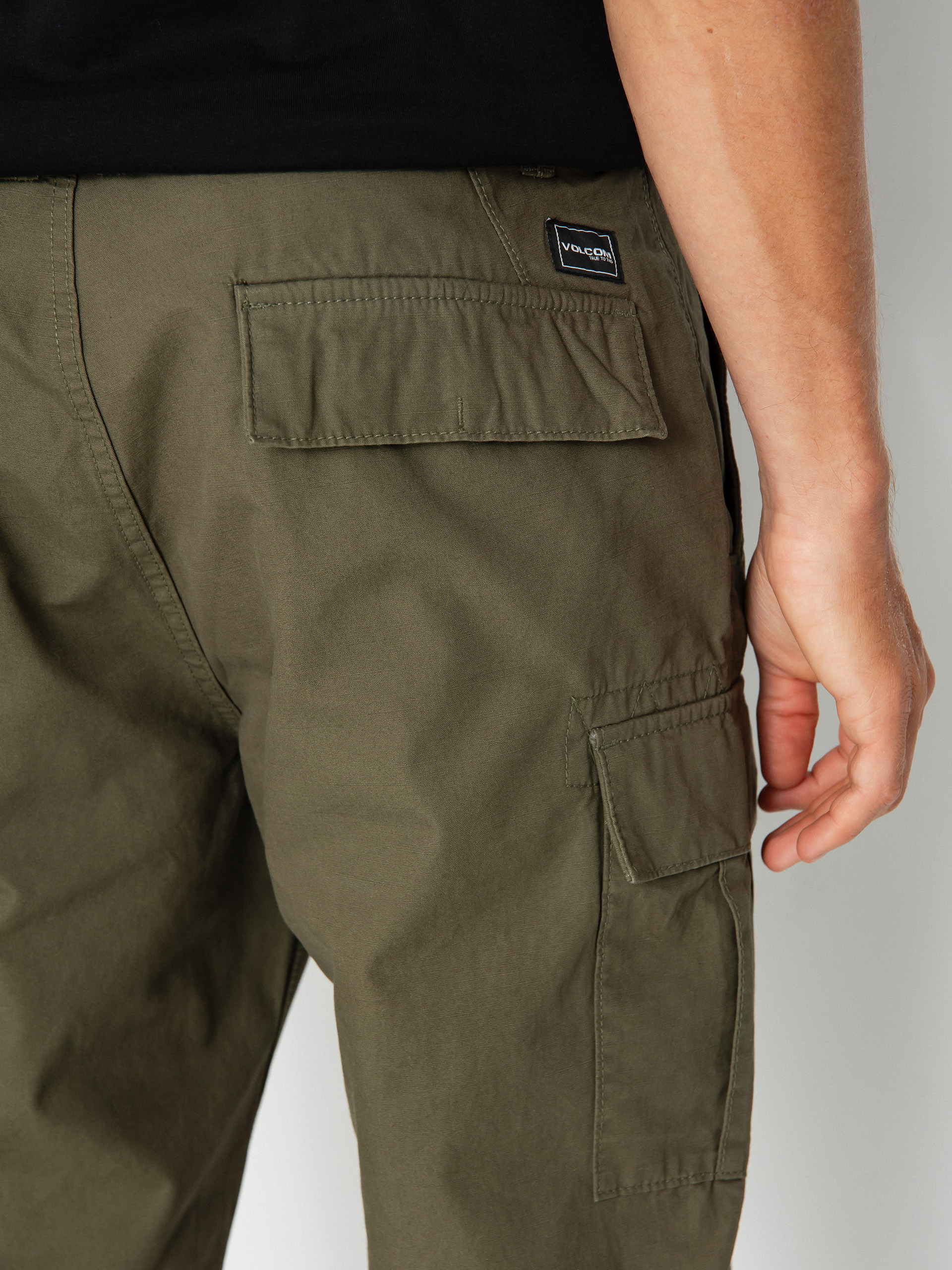 Volcom March Cargo Slub Kisnadrág (military)