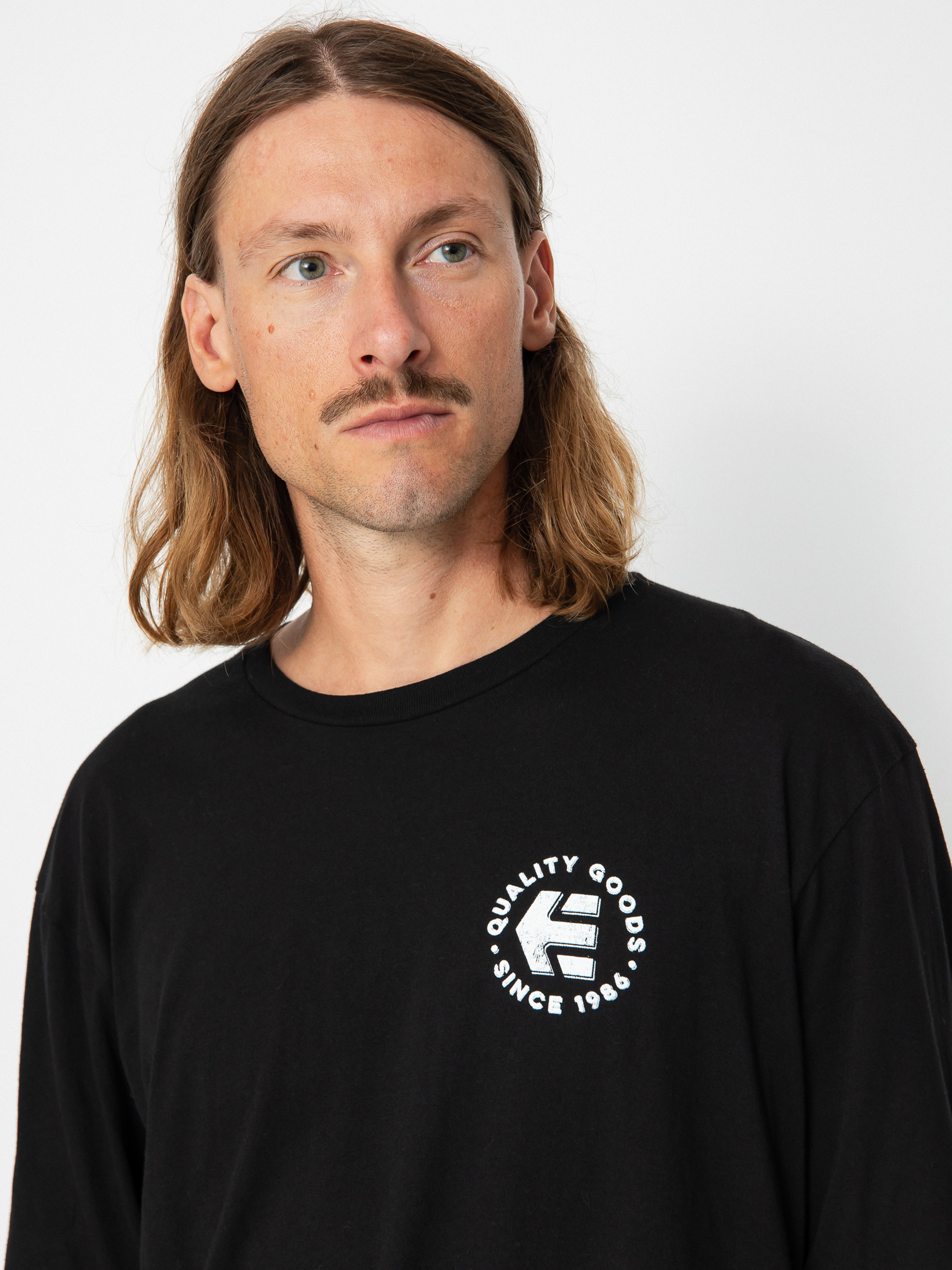 Etnies Since 1986 Hosszú ujjú felső (black/white)