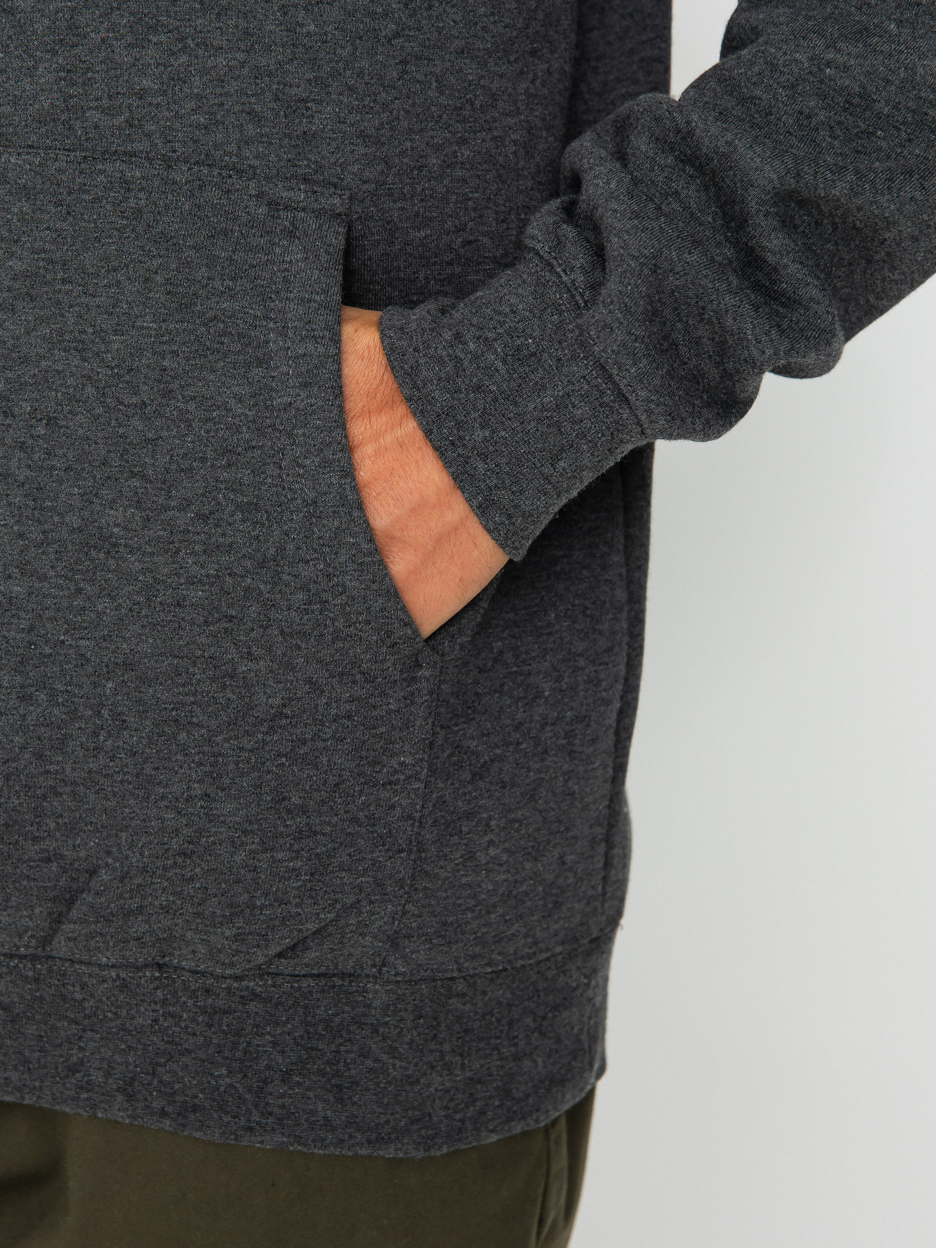 Emerica Lockup HD Kapucnis pulóver (charcoal)