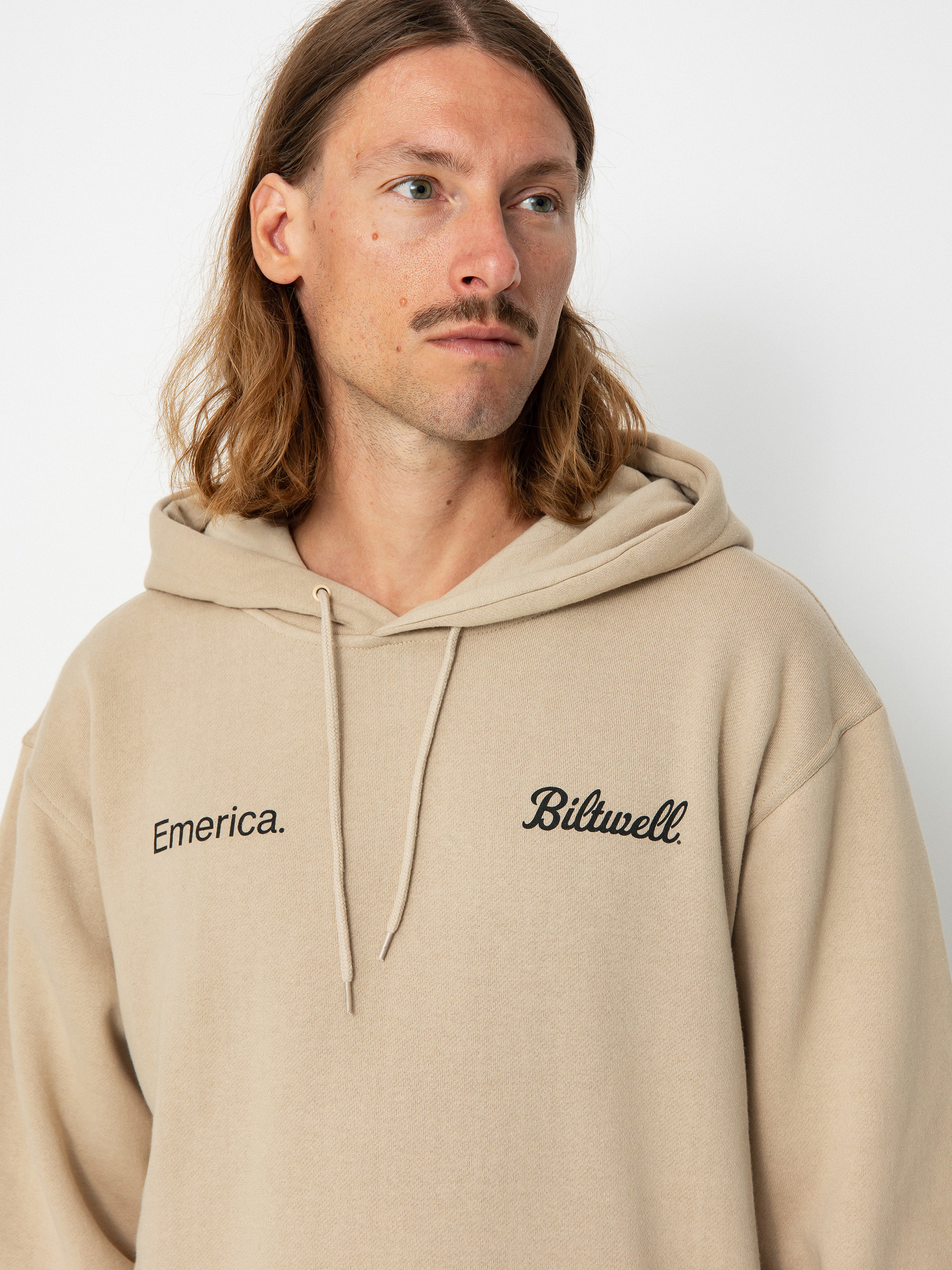 Emerica Biltwell HD Kapucnis pulóver (sand)