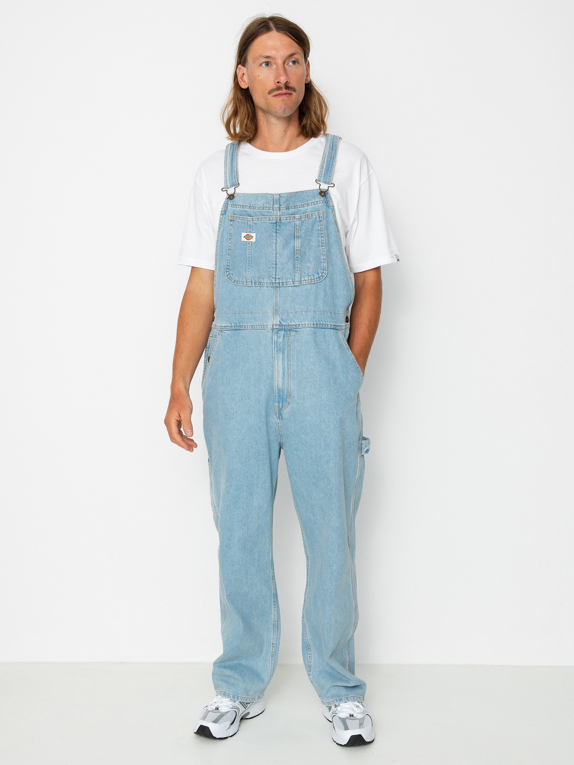 Dickies Classic Denm Bib Kisnadrág (vntg blue)