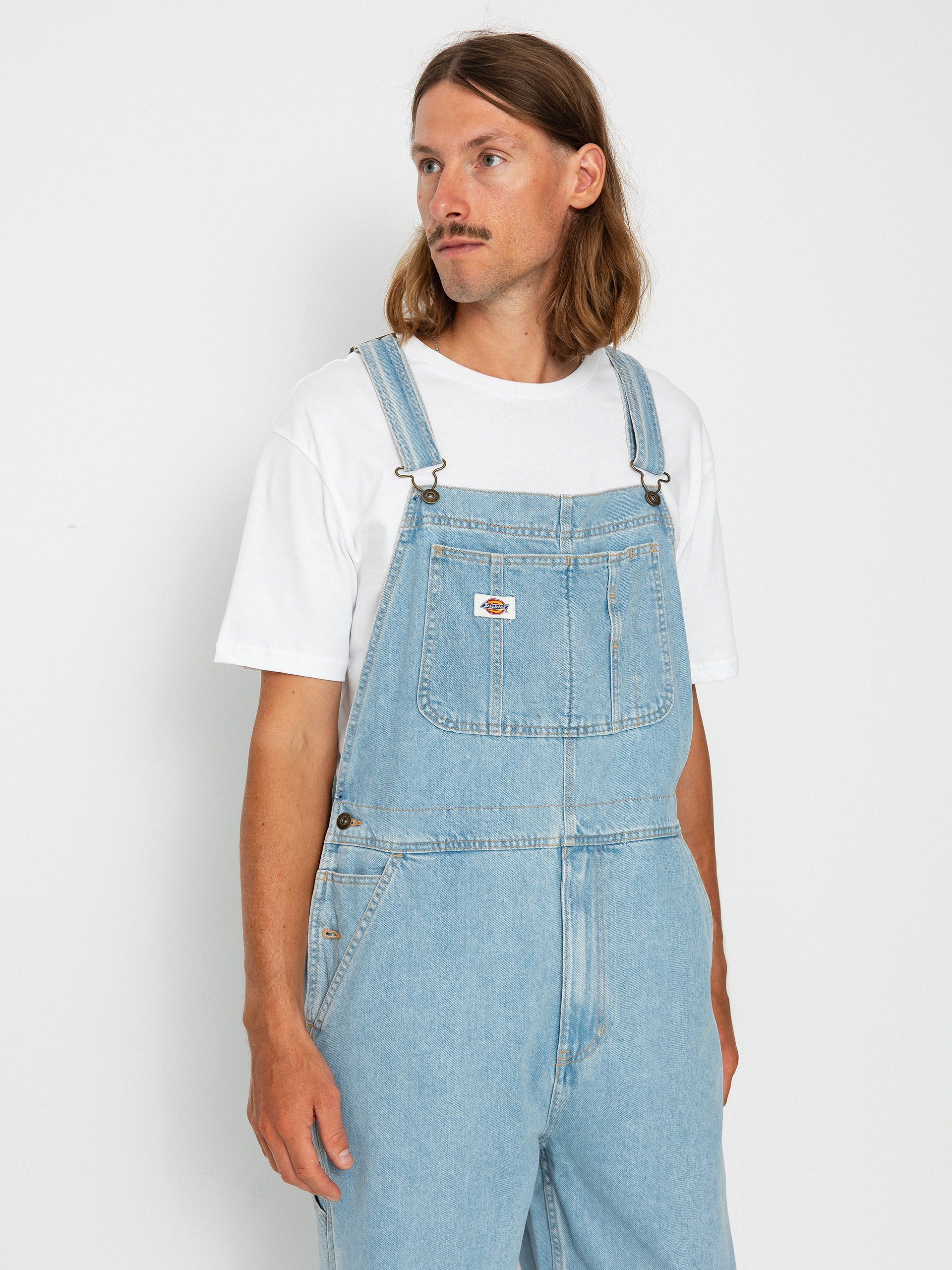Dickies Classic Denm Bib Kisnadrág (vntg blue)