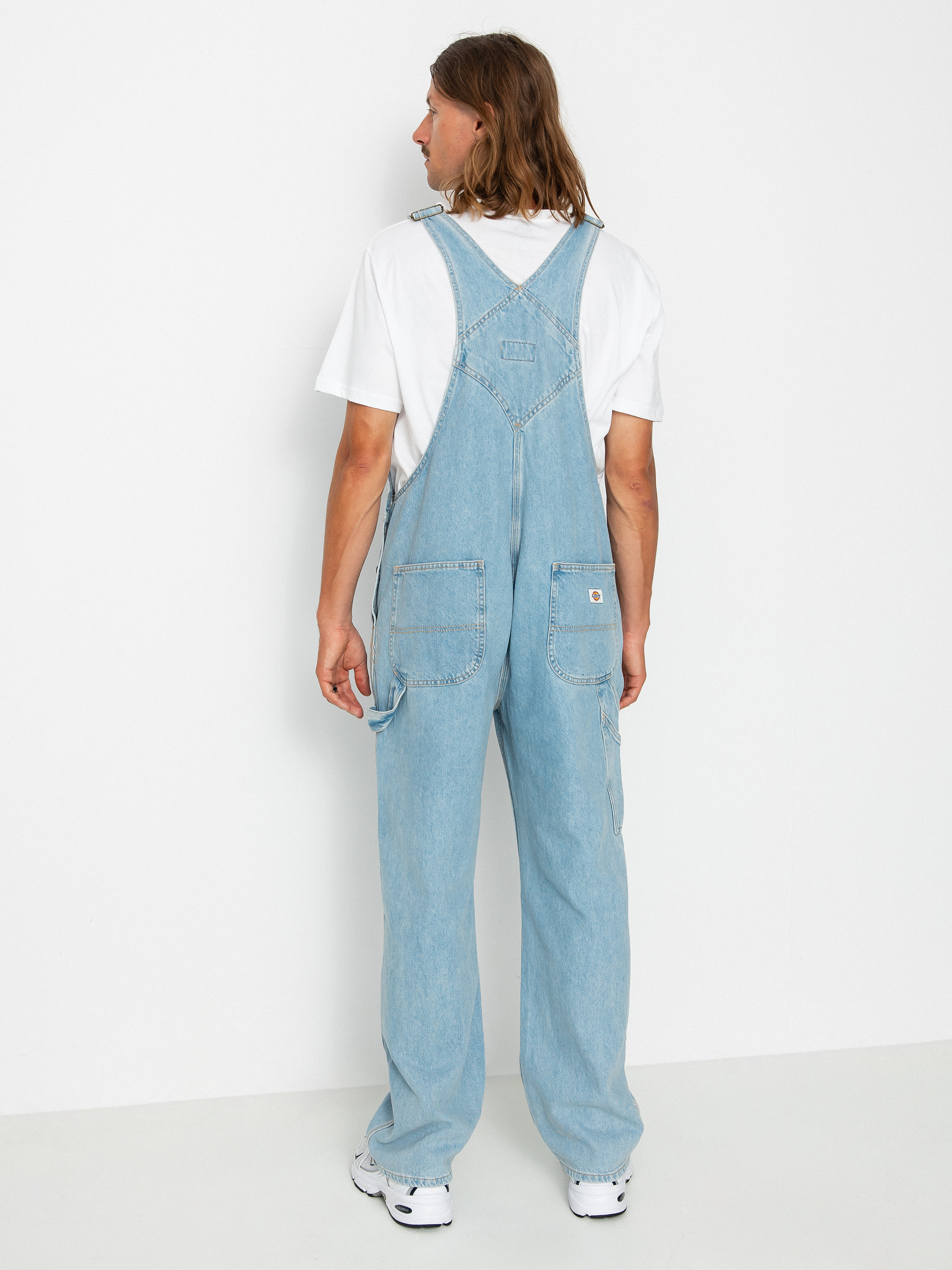 Dickies Classic Denm Bib Kisnadrág (vntg blue)