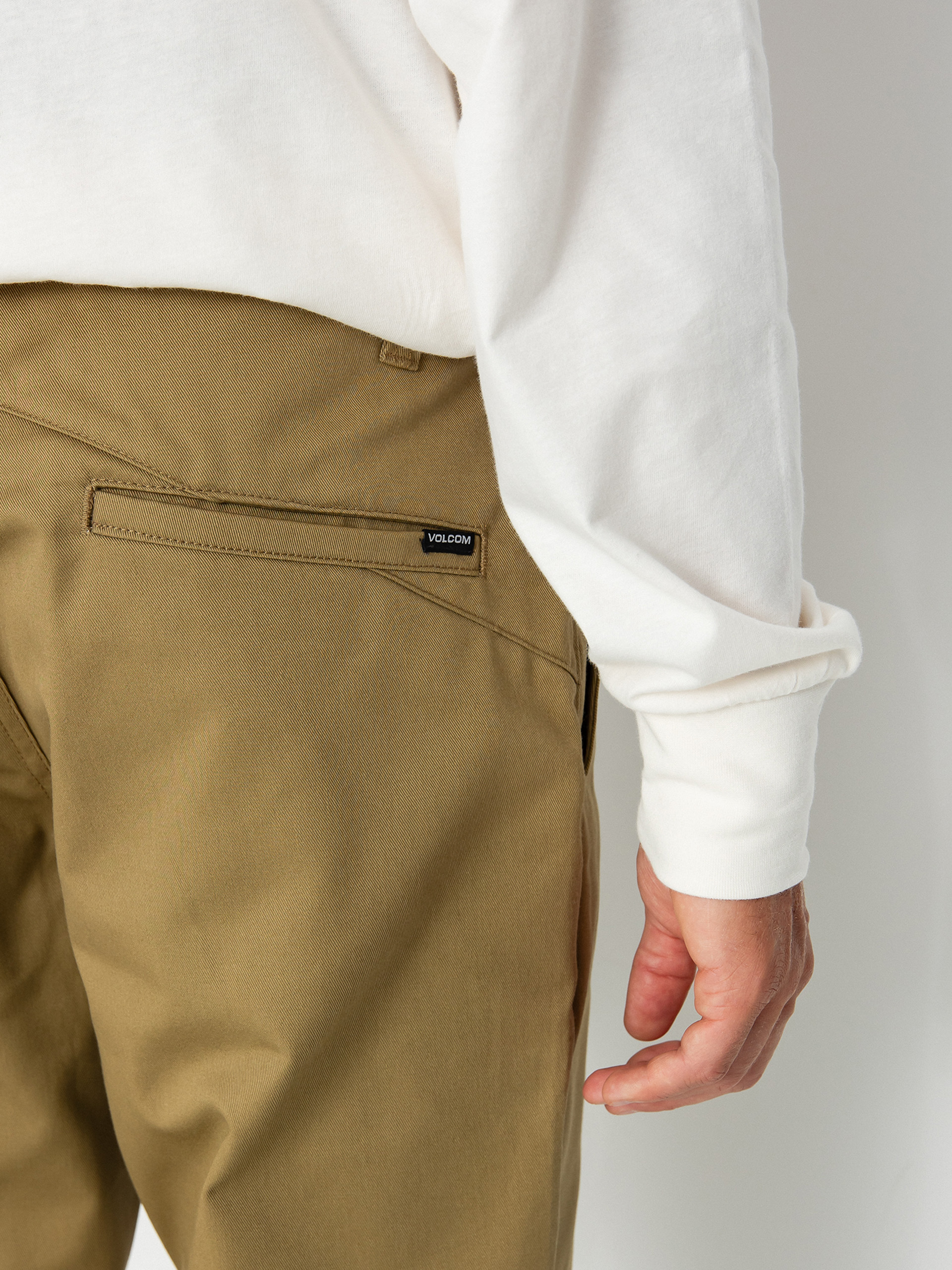 Volcom Frickin Skate Chino Kisnadrág (dark khaki)