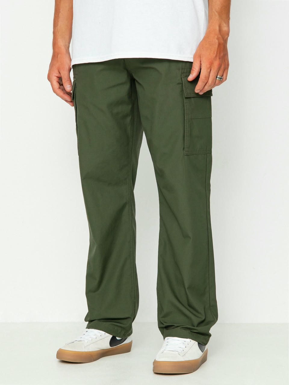 Volcom Squads Cargo Loose Tprd Kisnadrág (squadron green)