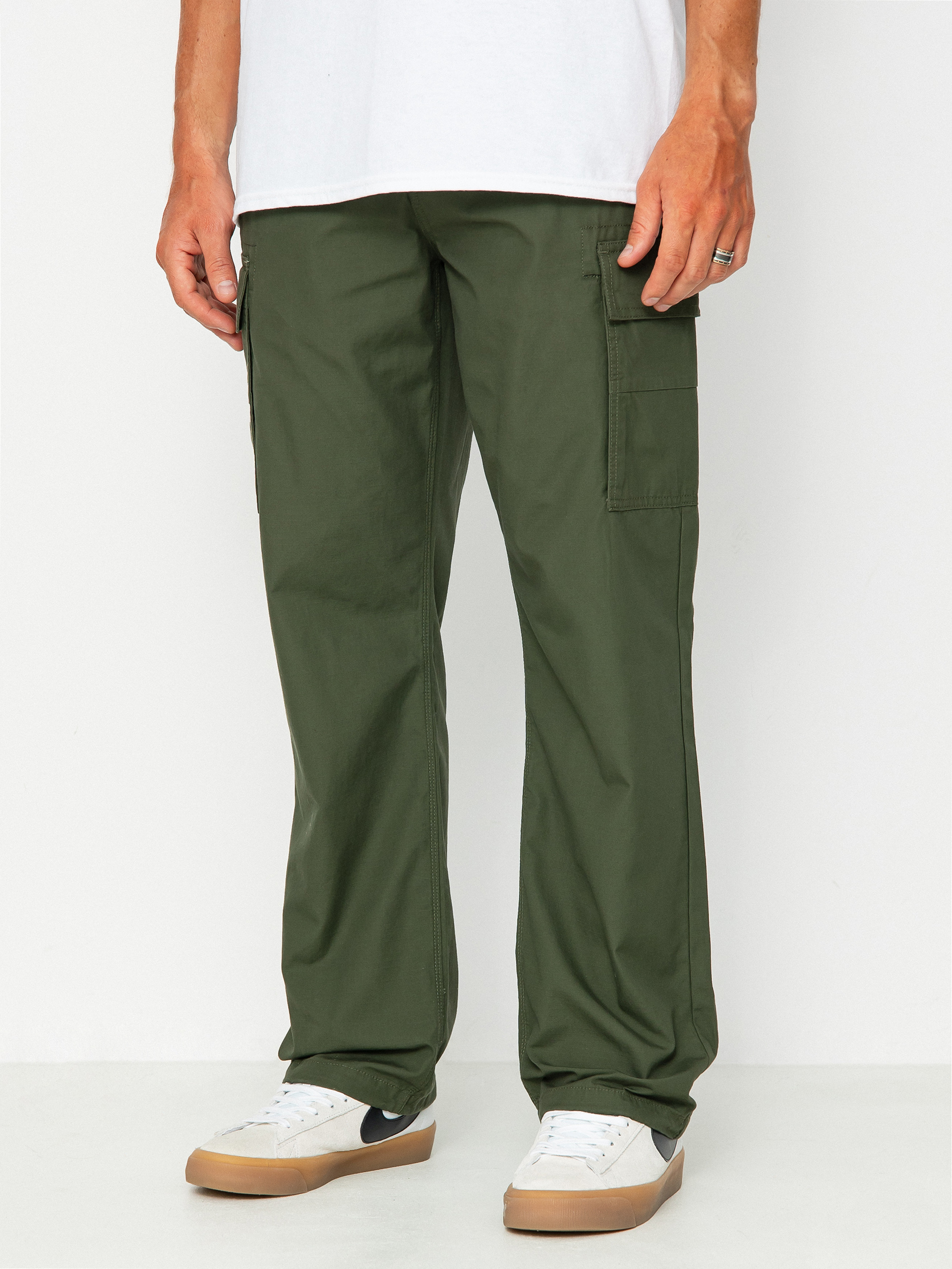 Volcom Squads Cargo Loose Tprd Kisnadrág (squadron green)