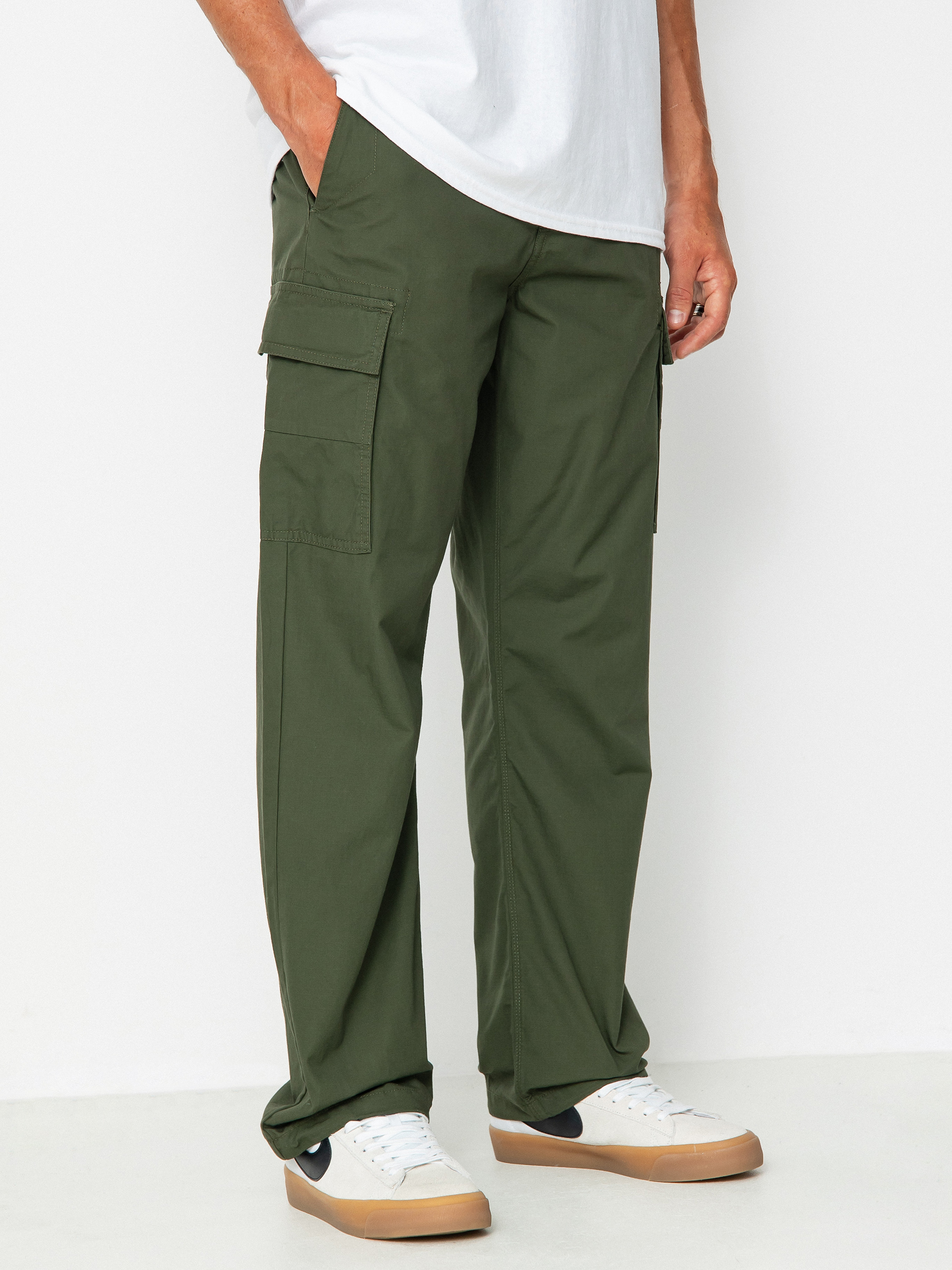 Volcom Squads Cargo Loose Tprd Kisnadrág (squadron green)