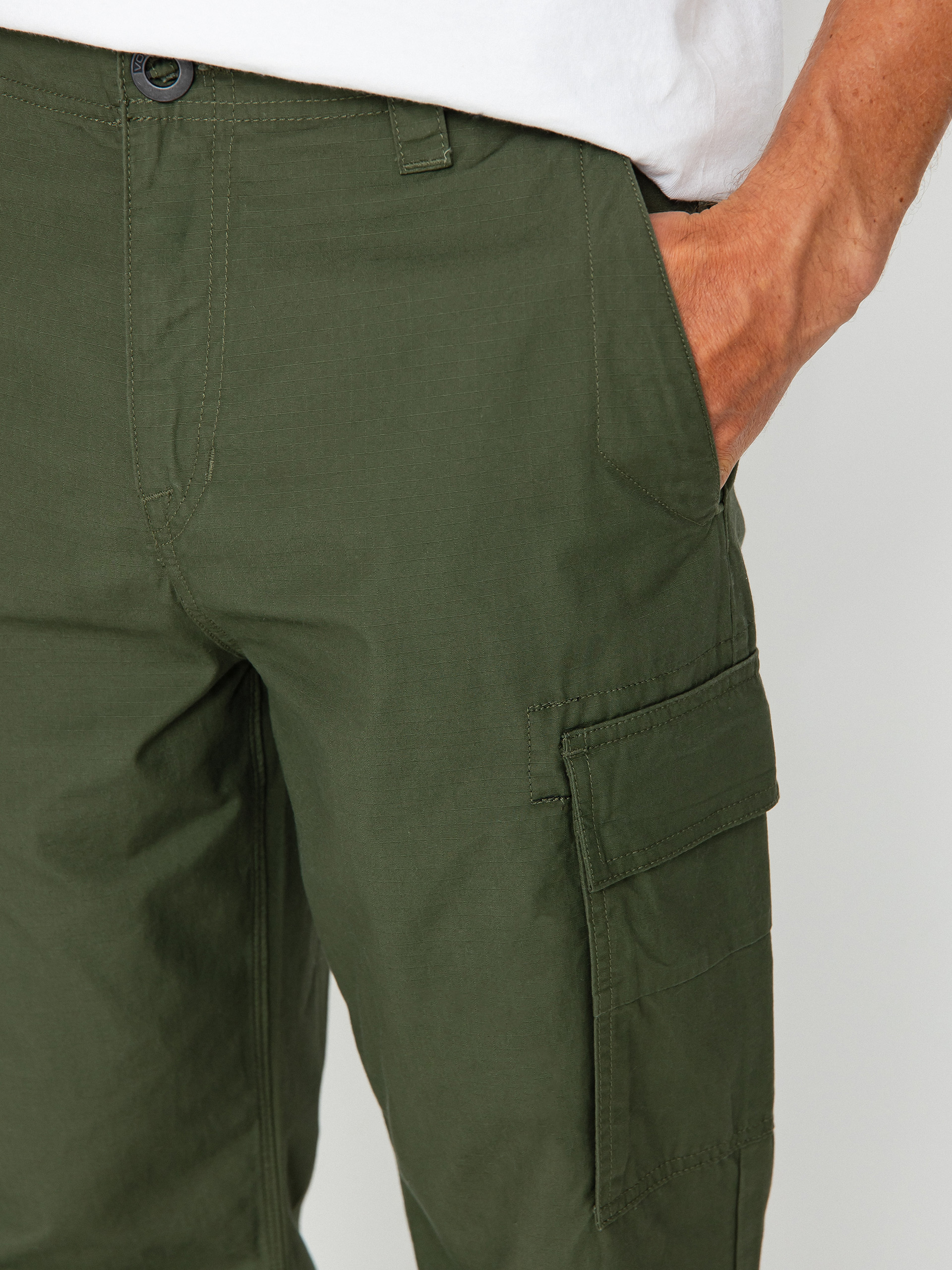 Volcom Squads Cargo Loose Tprd Kisnadrág (squadron green)