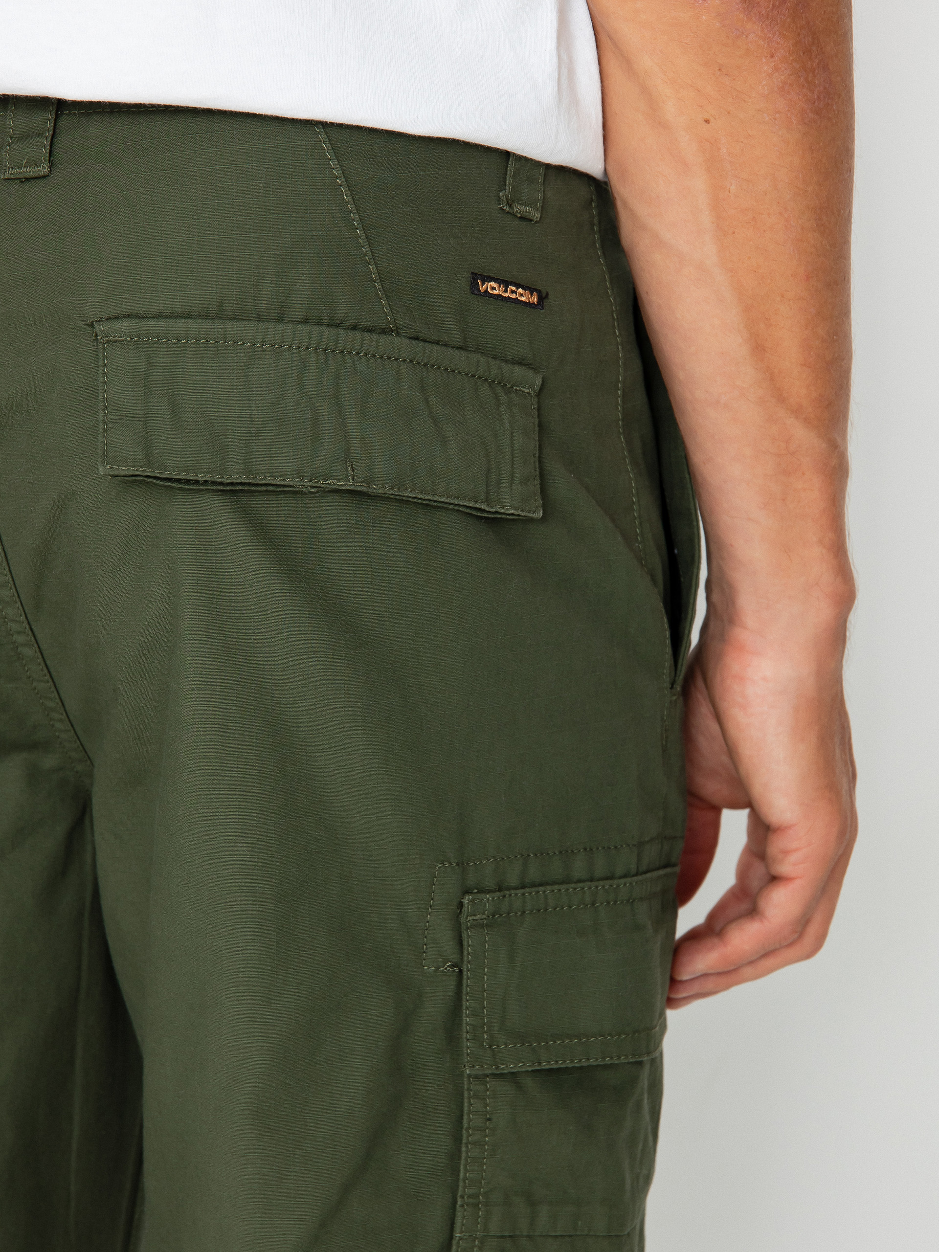 Volcom Squads Cargo Loose Tprd Kisnadrág (squadron green)