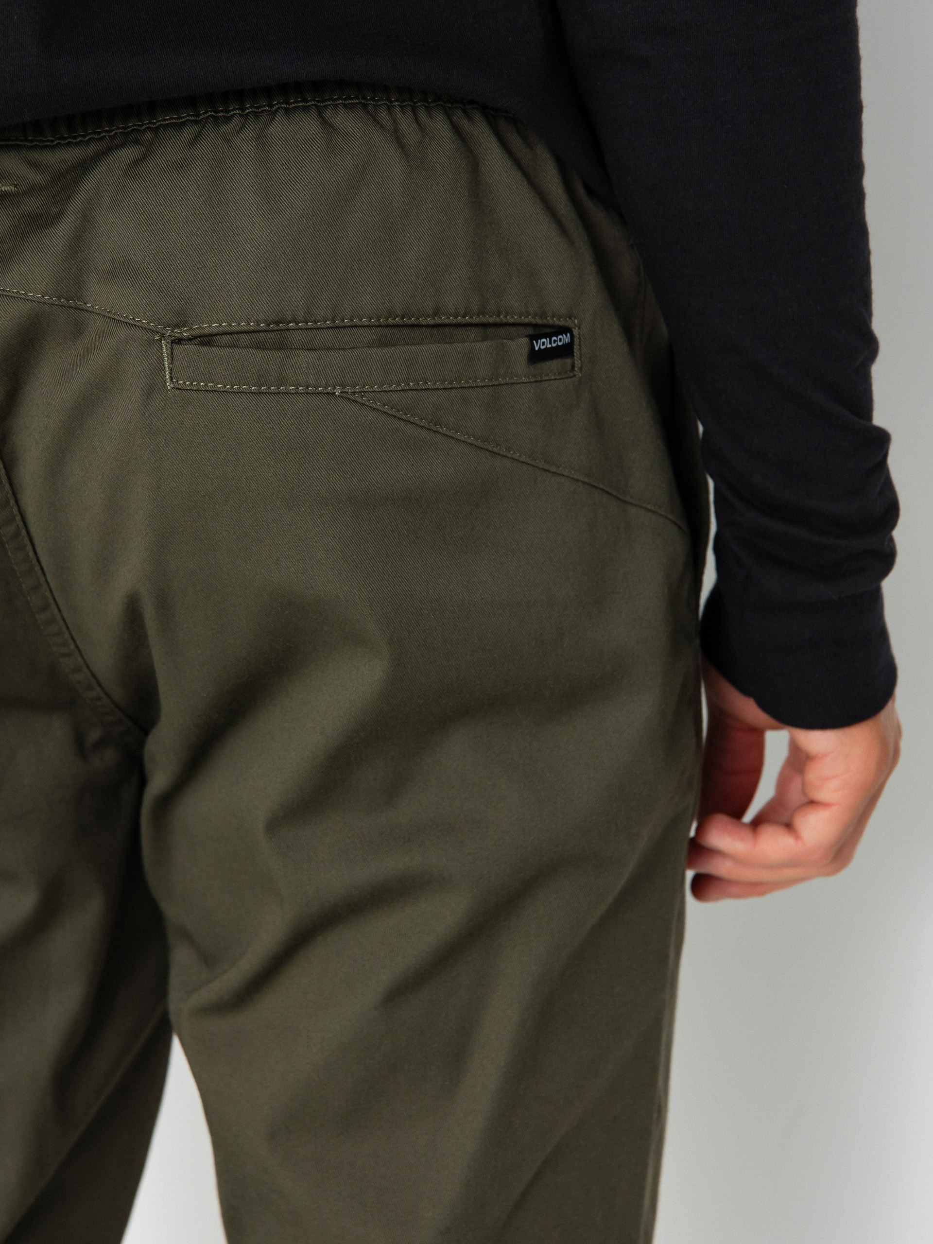 Volcom Frickin Slim Jogger Kisnadrág (squadron green)