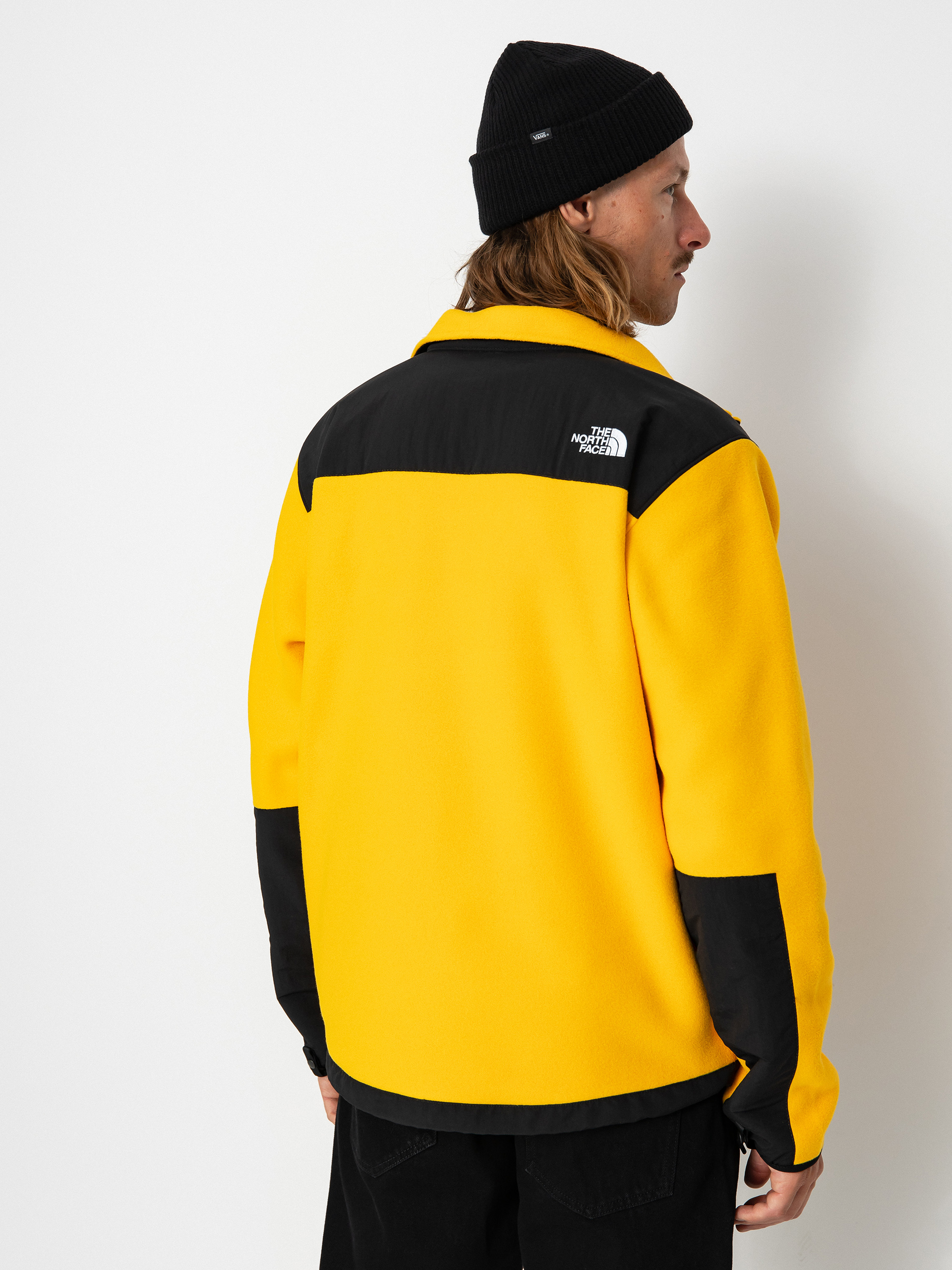 Férfi The North Face Denali Polár pulóver (summit gold/tnf black)
