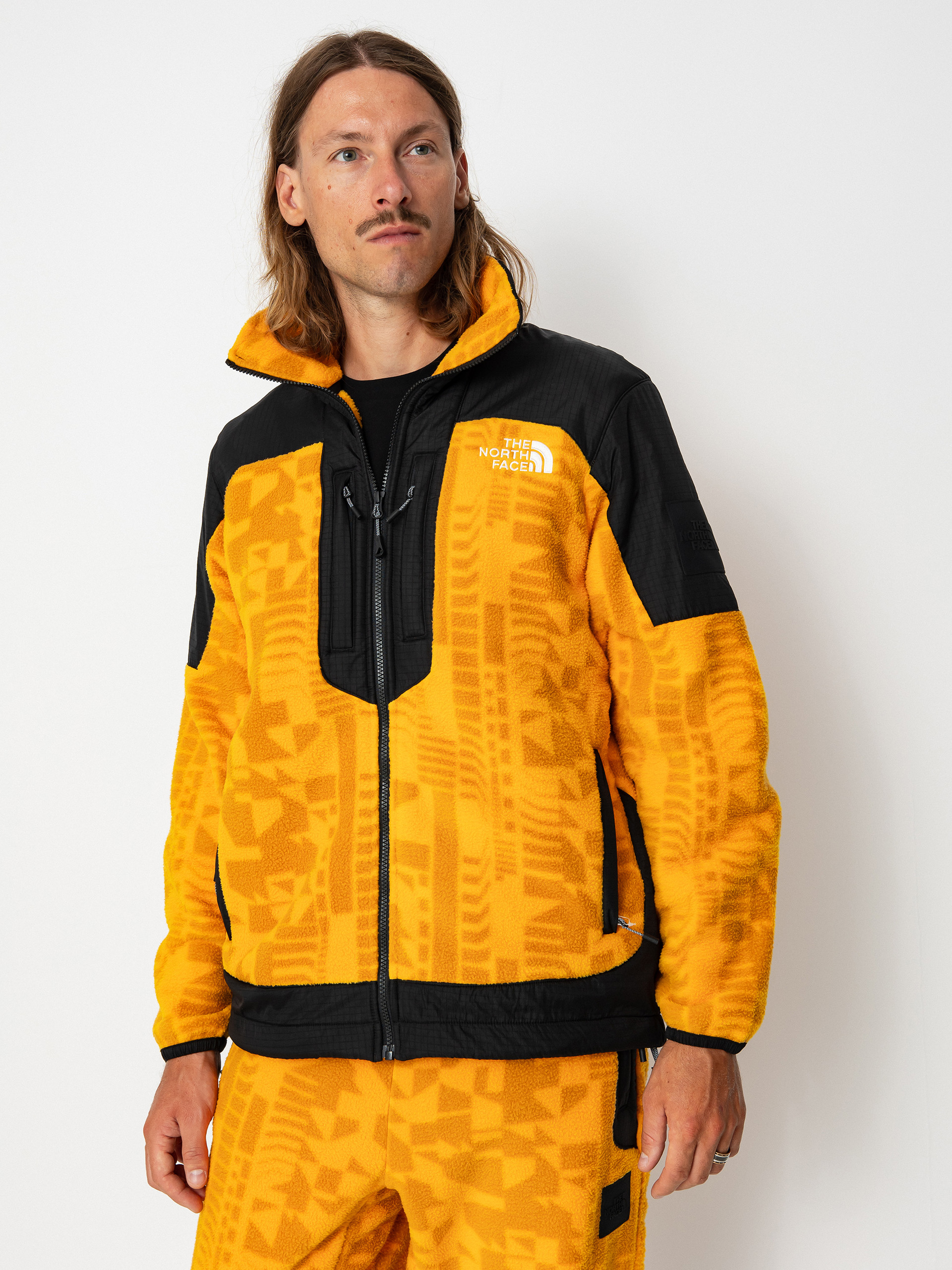 Férfi The North Face Fleeski Y2K Polár pulóver (summit gold irg gmt prt)