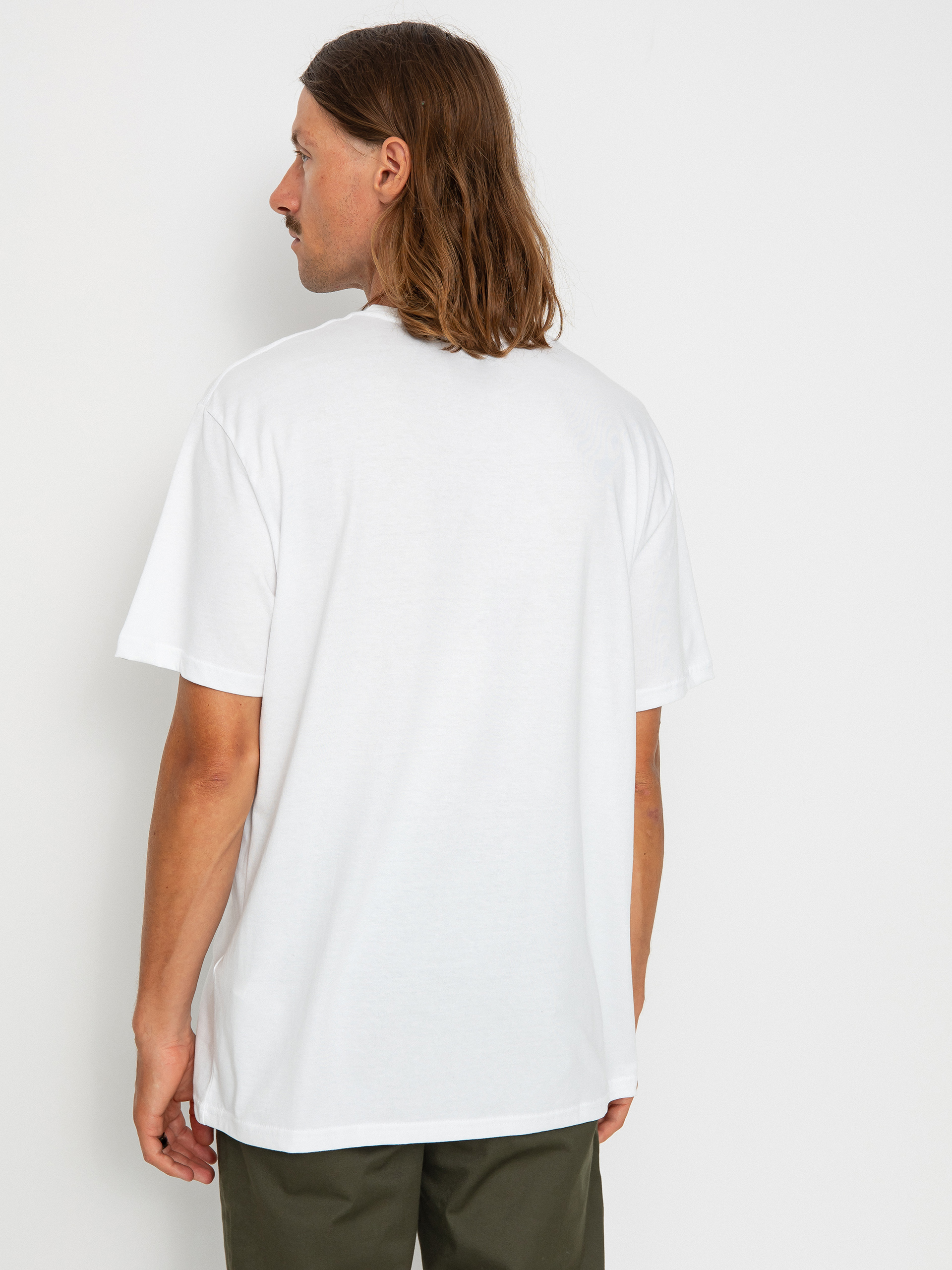 Quiksilver Circled Script Front póló (white)
