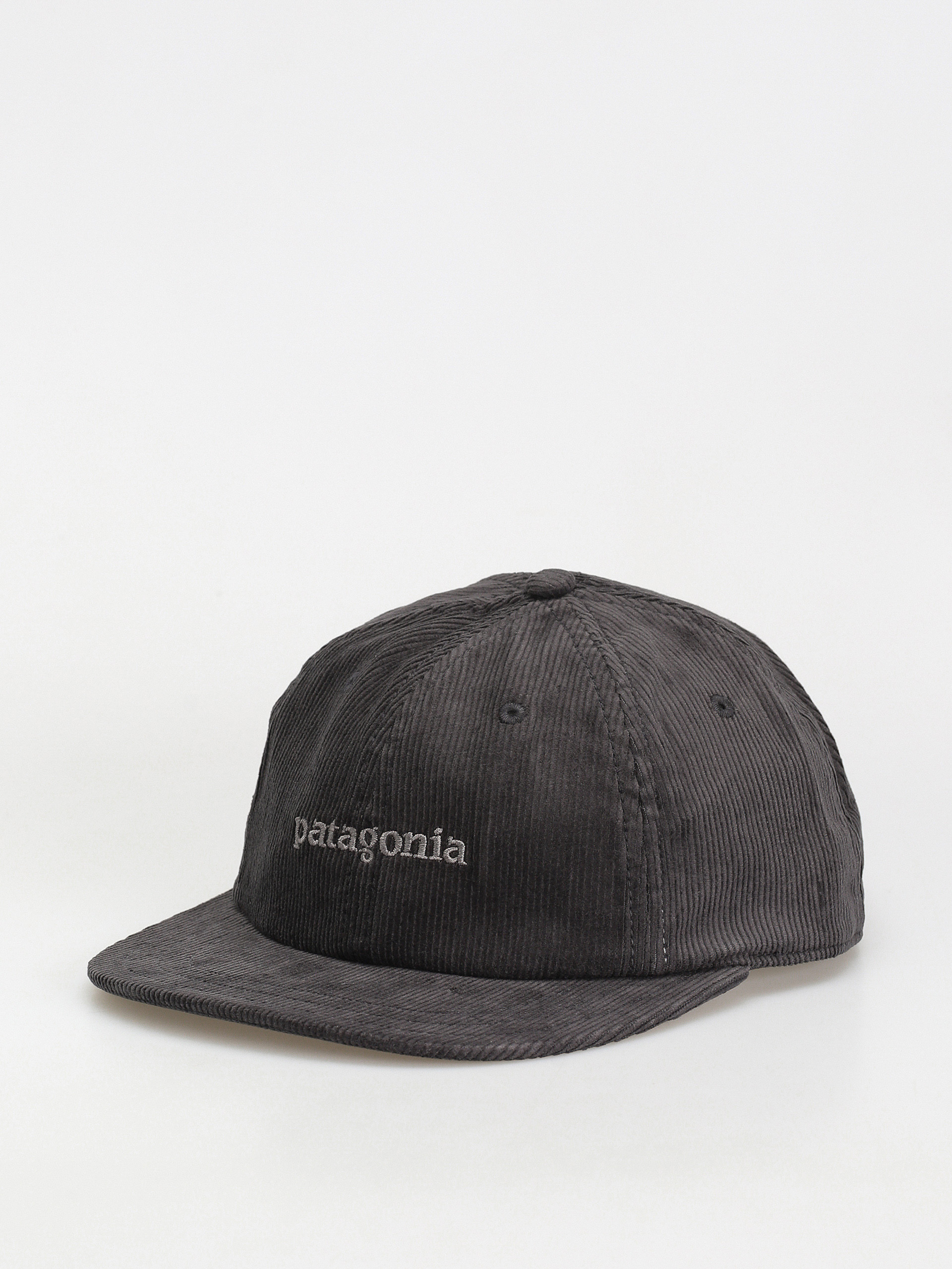 Patagonia Corduroy Baseball sapka (text logo/ink black)