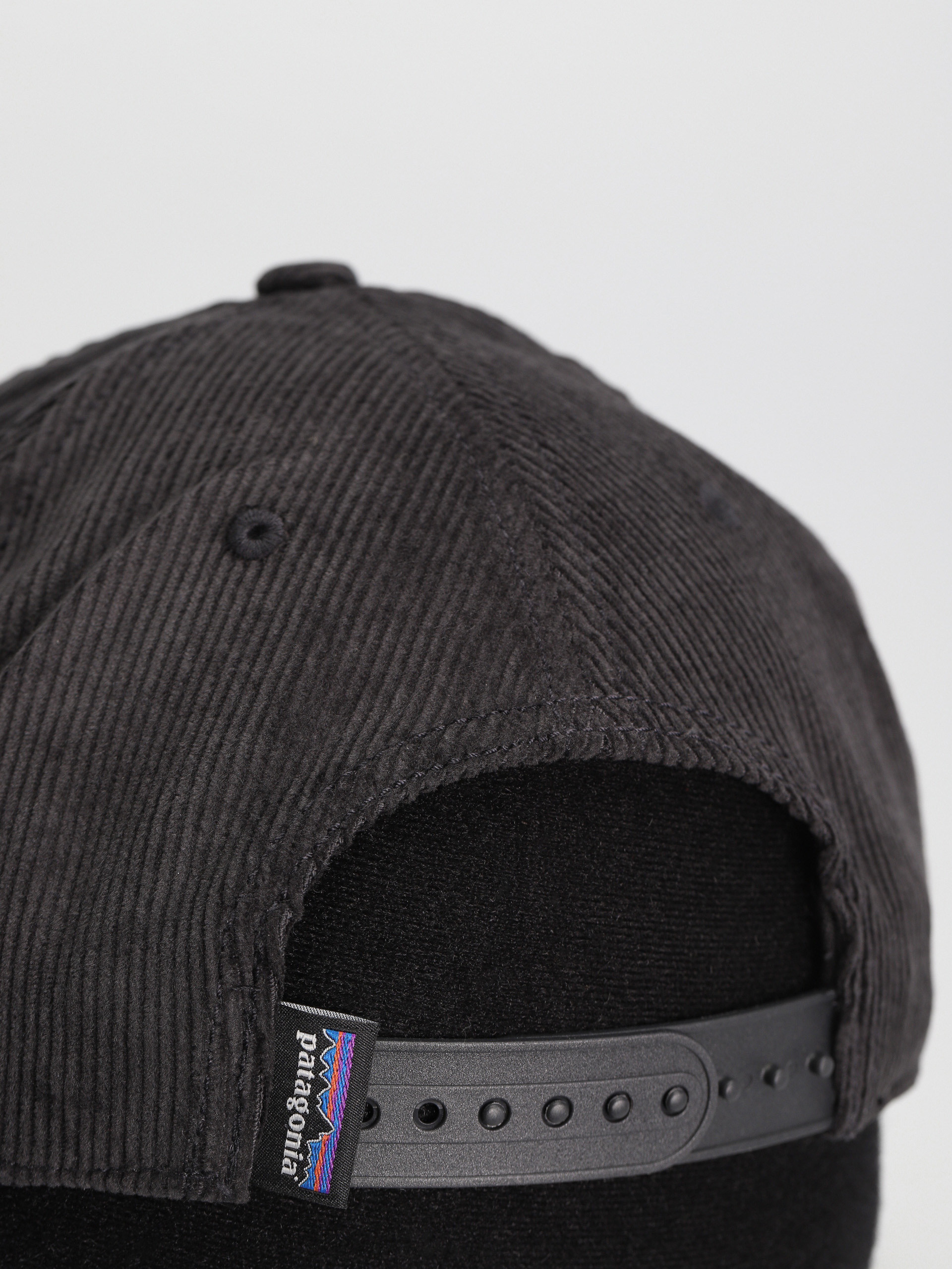 Patagonia Corduroy Baseball sapka (text logo/ink black)