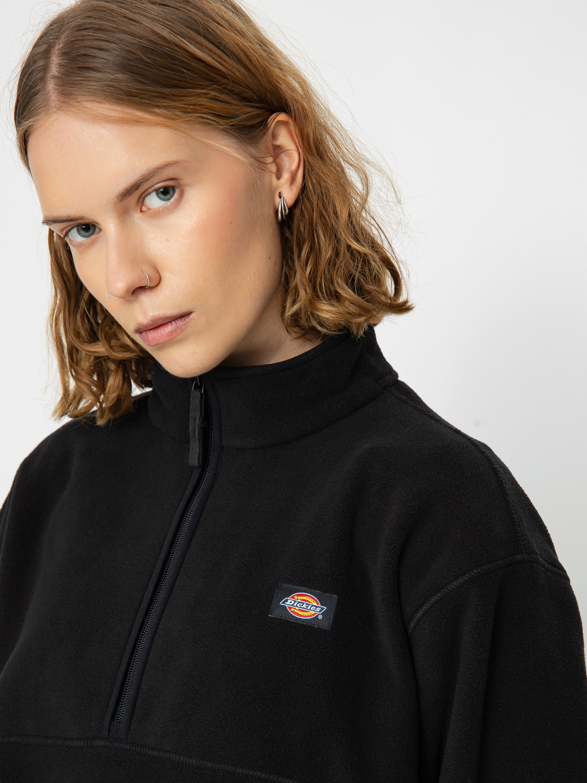 Női Dickies Louisburg Polár pulóver (black)