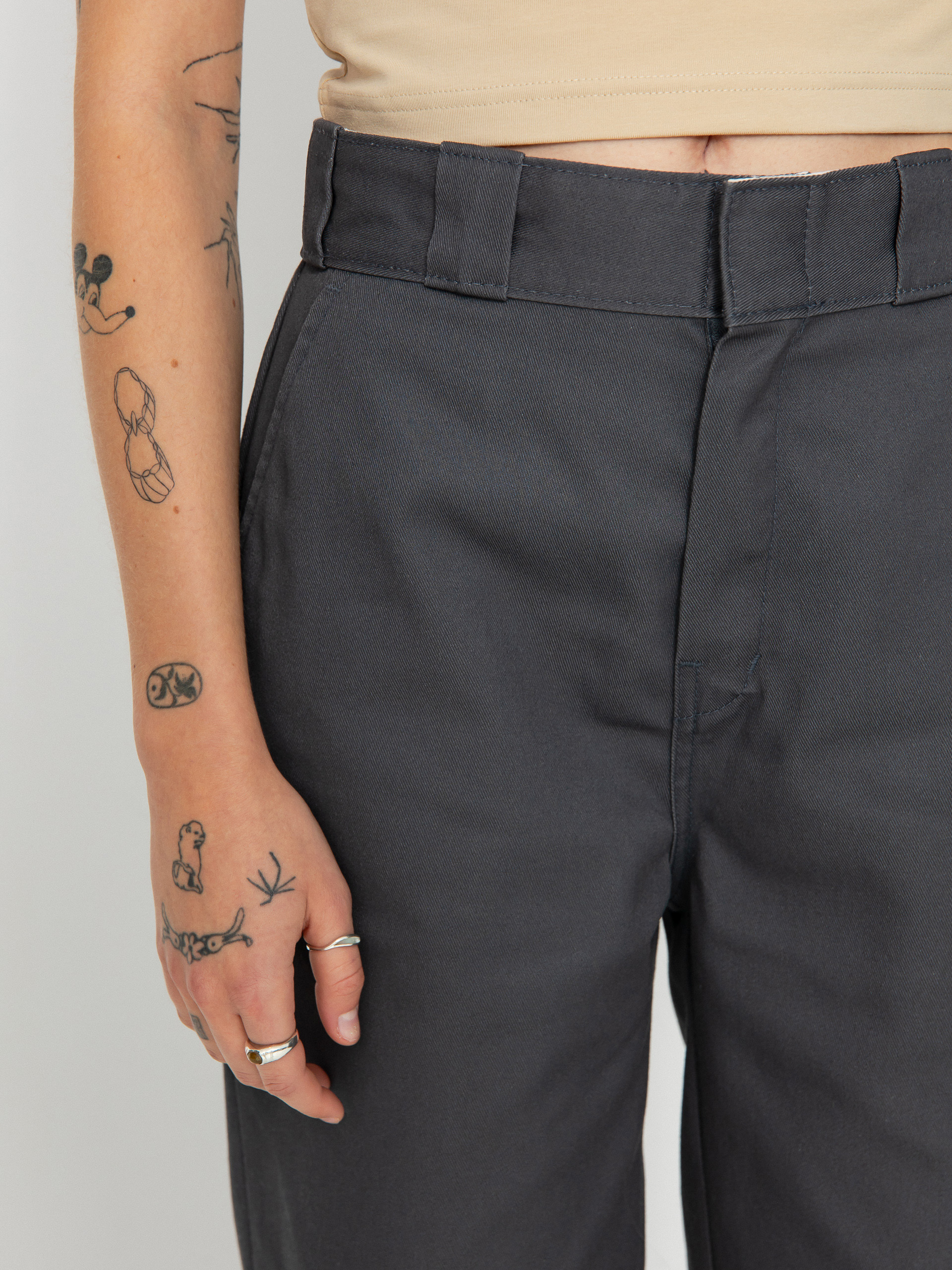 Dickies Elizaville Kisnadrág Wmn (charcoal grey)