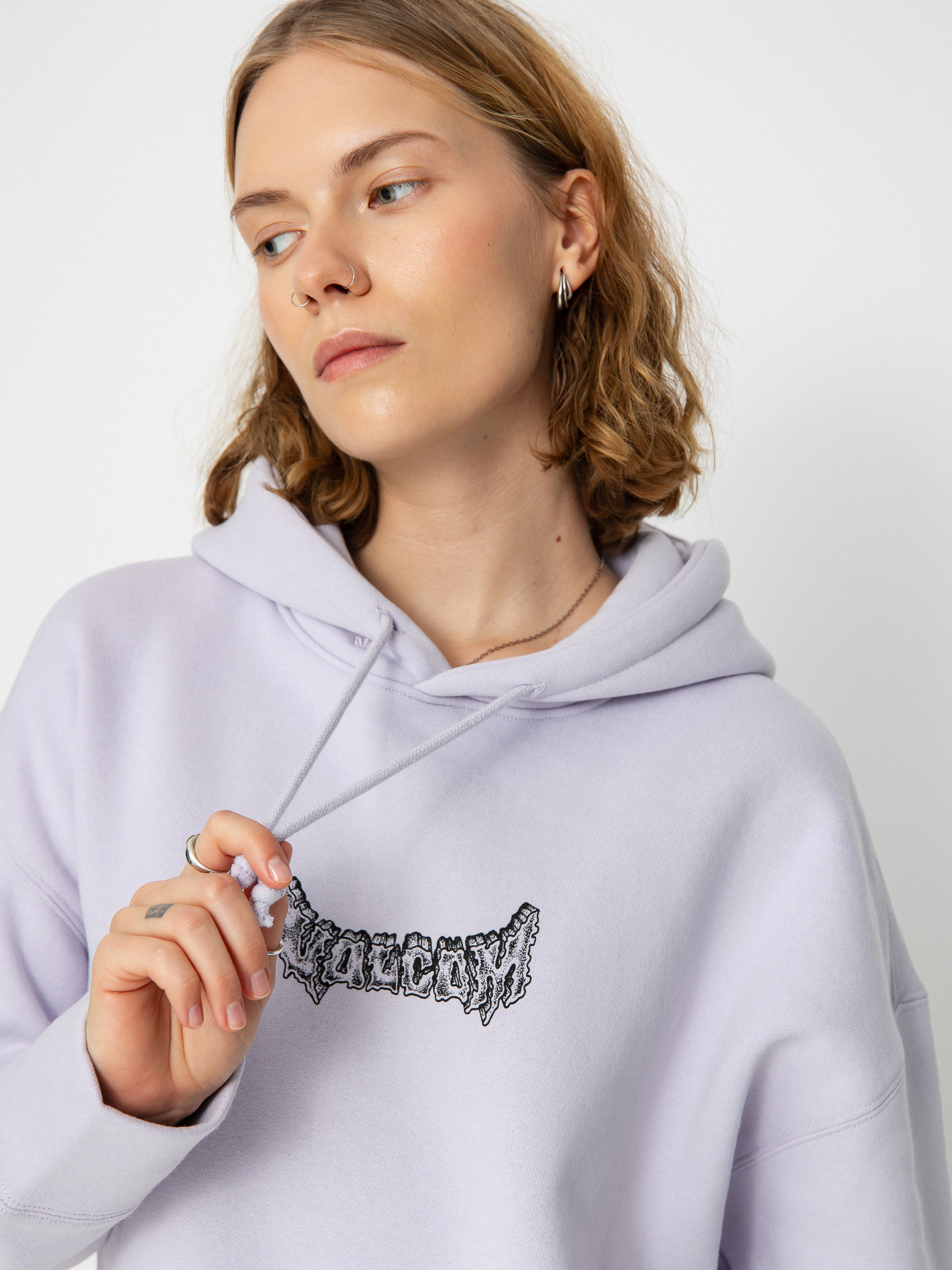 Volcom Tripstone HD Kapucnis pulóver Wmn (light orchid)