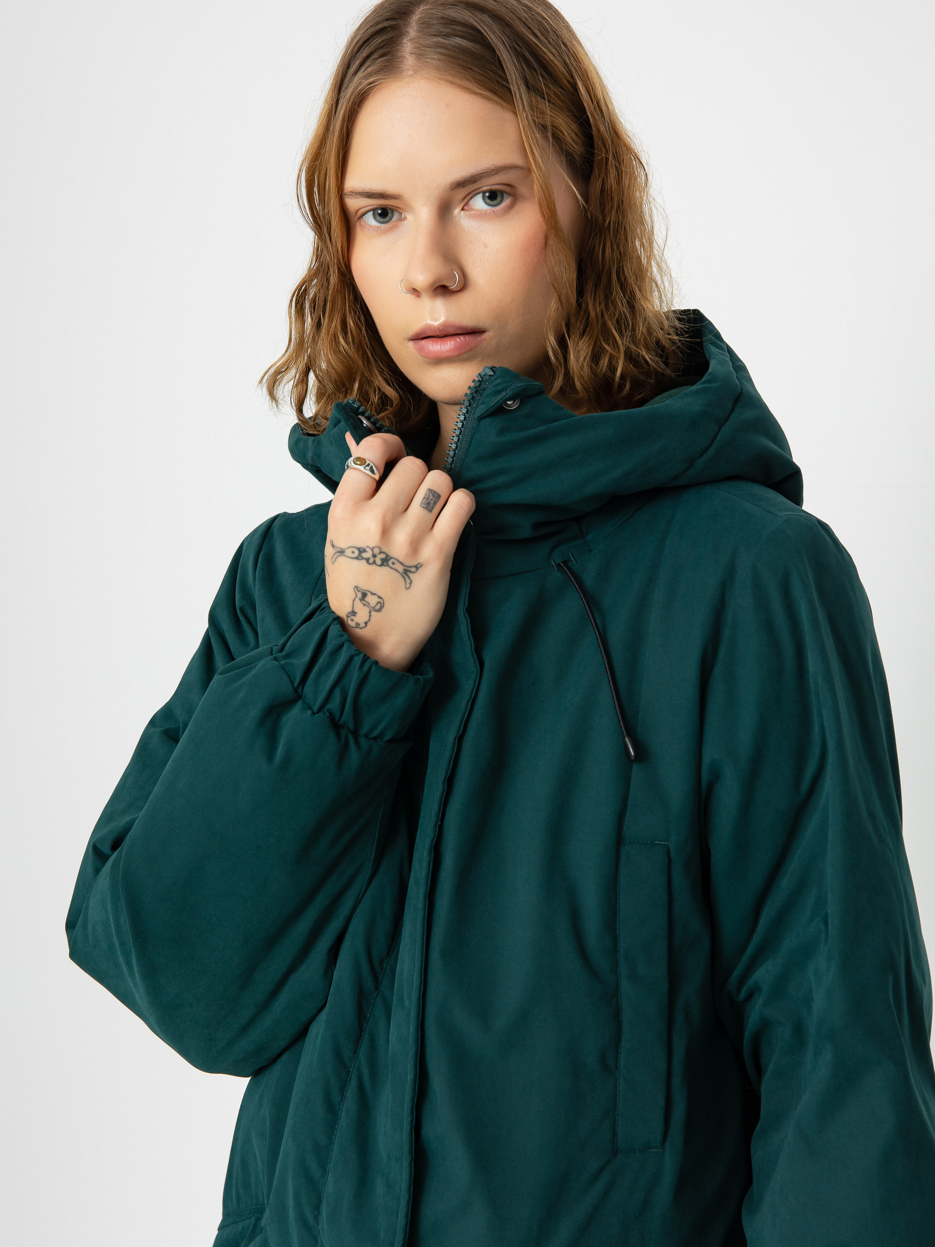 Volcom Sleepi Puff Parka Dzseki Wmn (ponderosa pine)