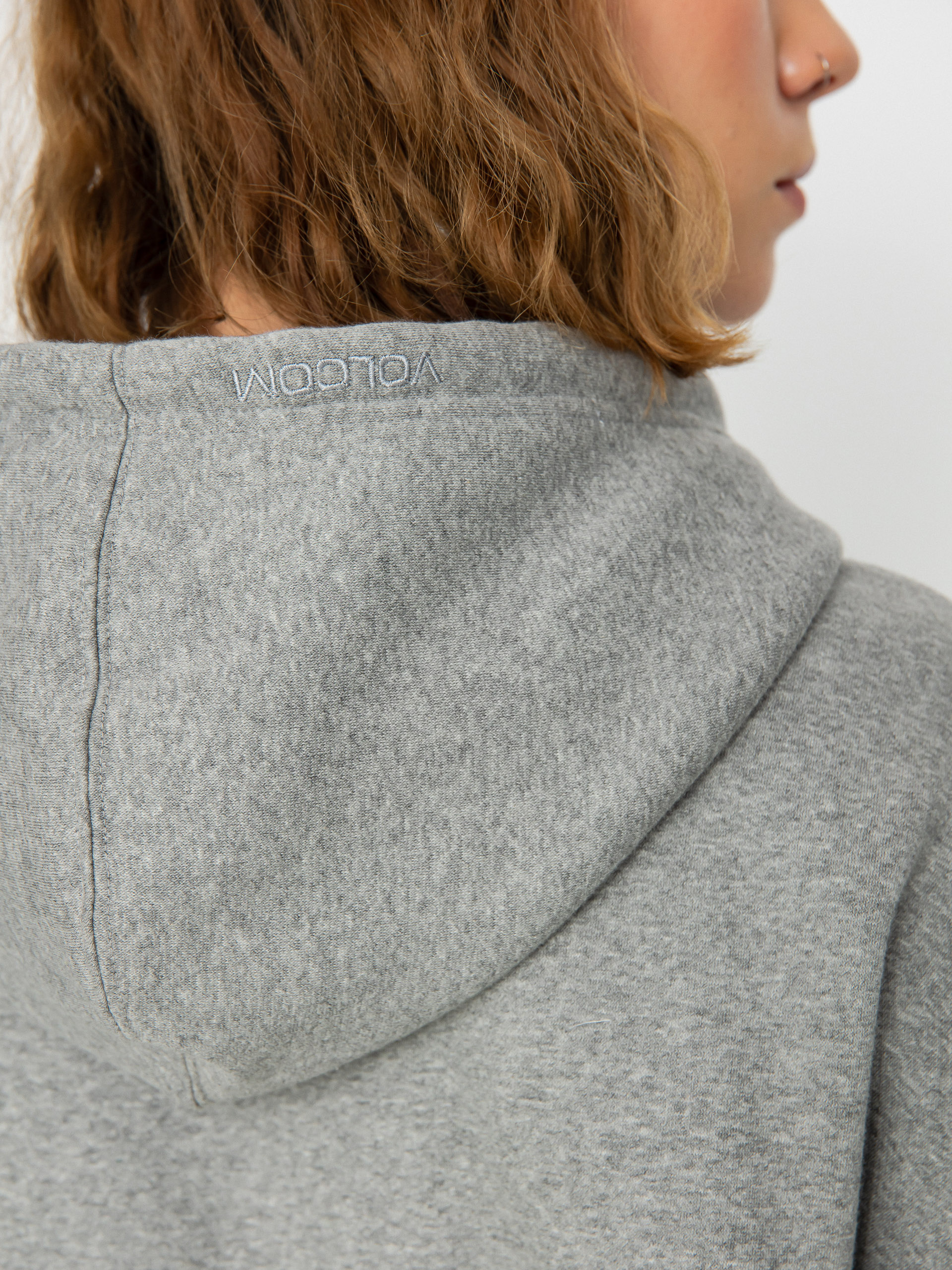 Volcom Stone Heart II HD Kapucnis pulóver Wmn (heather grey)