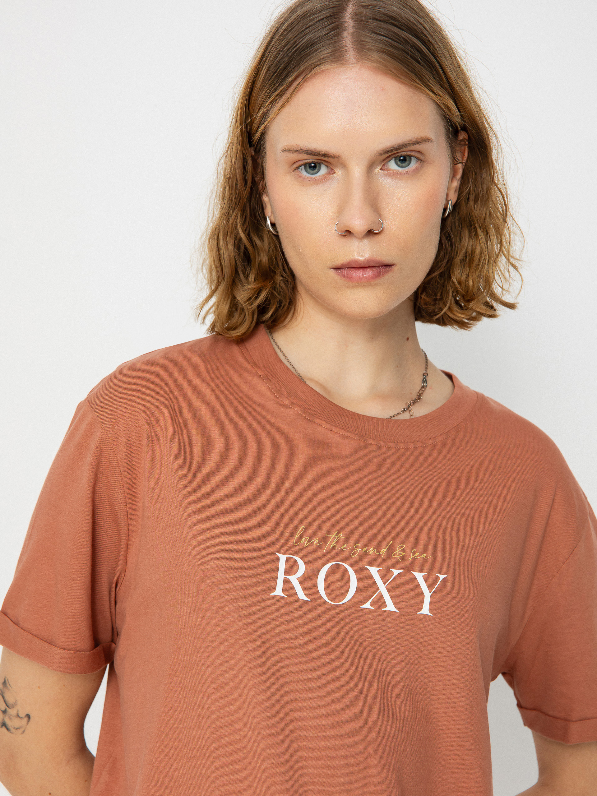 Roxy Noon Ocean póló Wmn (cedar wood)