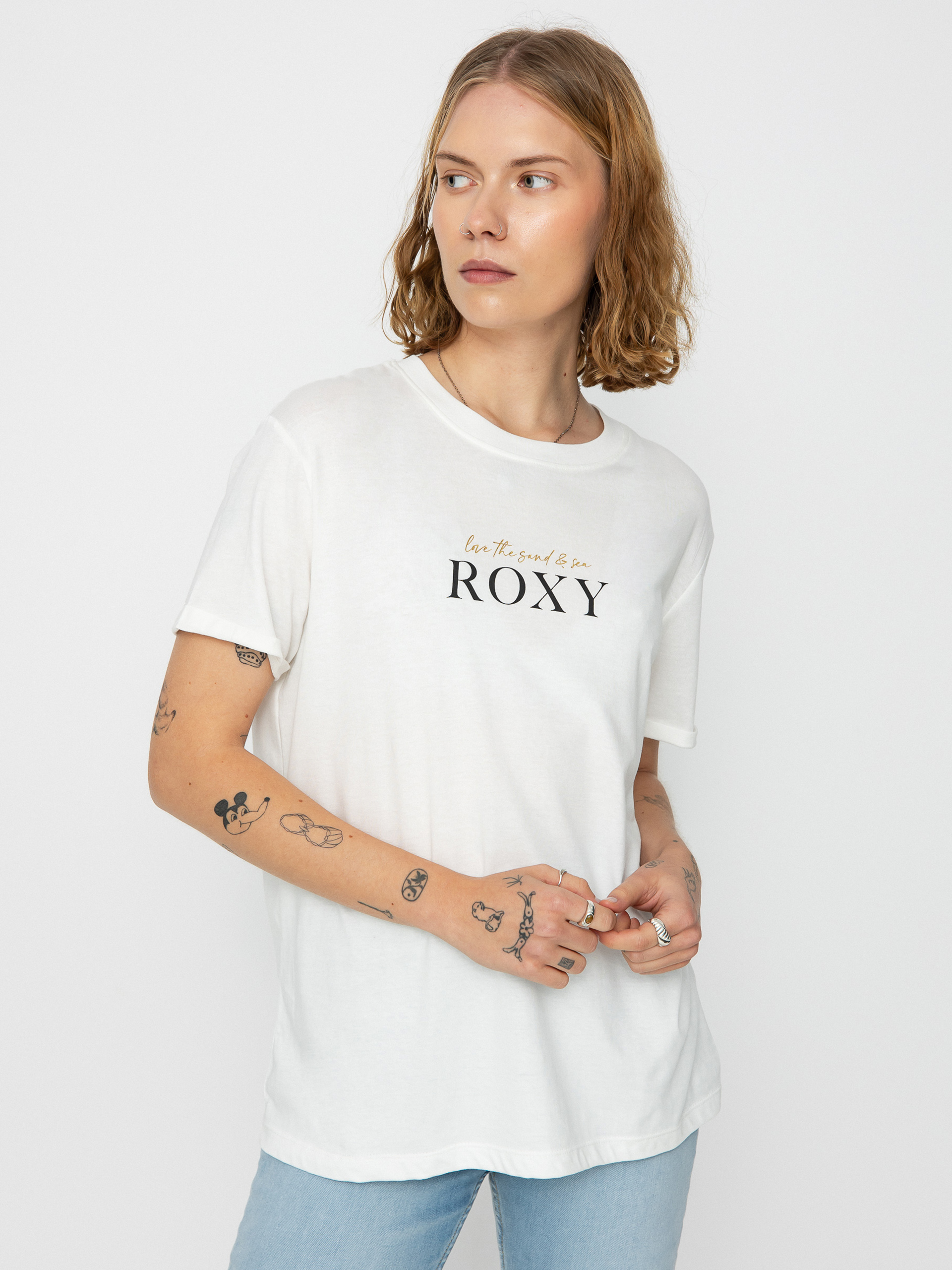 Roxy Noon Ocean póló Wmn (snow white)